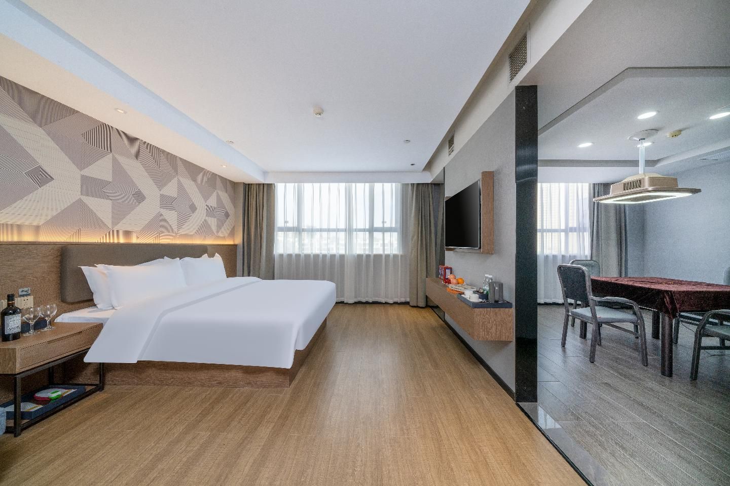 Borrman Hotel Jianli Tianfu Avenue Rongcheng Dossen - Deluxe Family Room