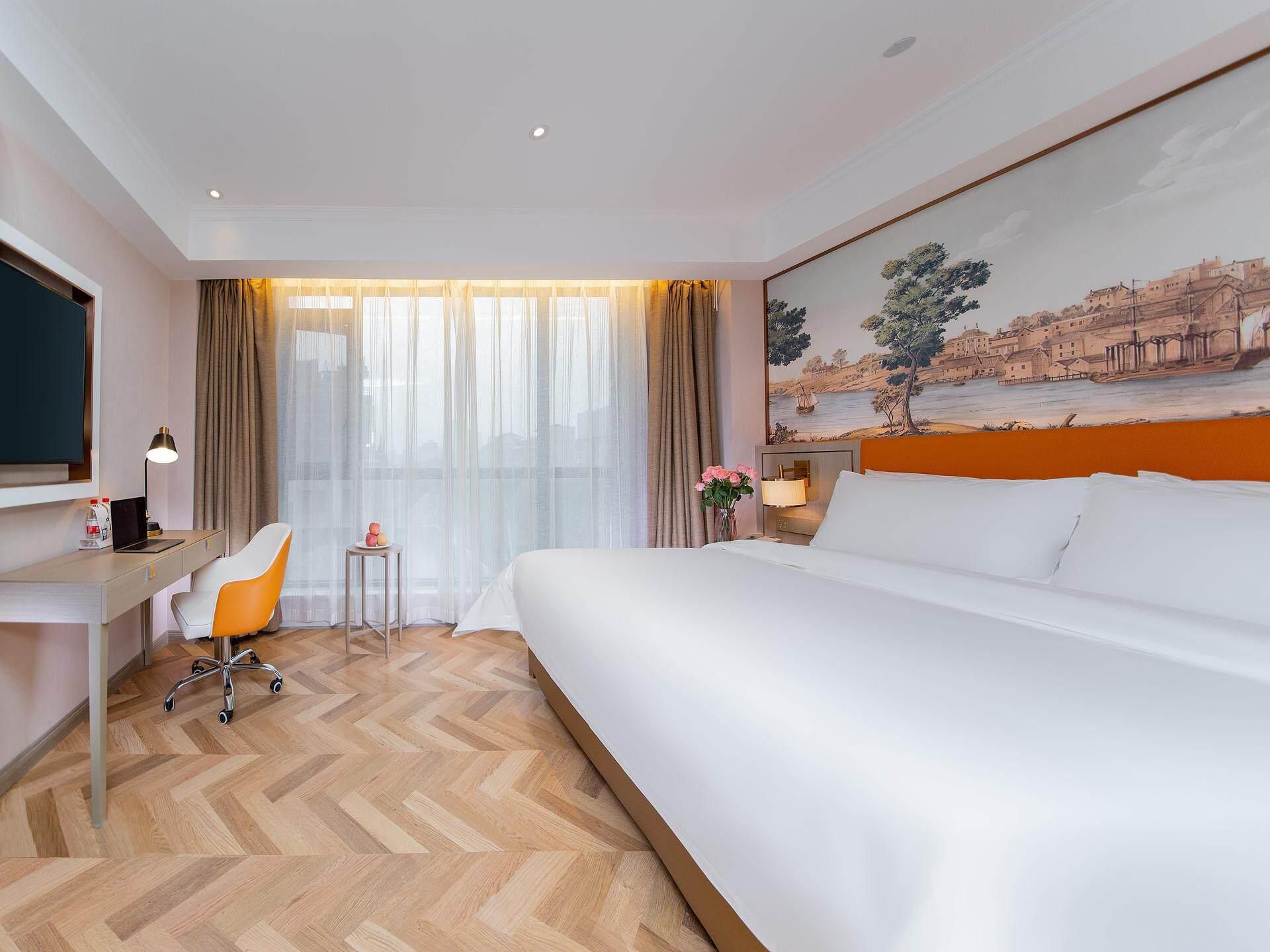 Vienna Hotel Jingzhou Development Zone Olympic Sports Center Deluxe Queen Room 3