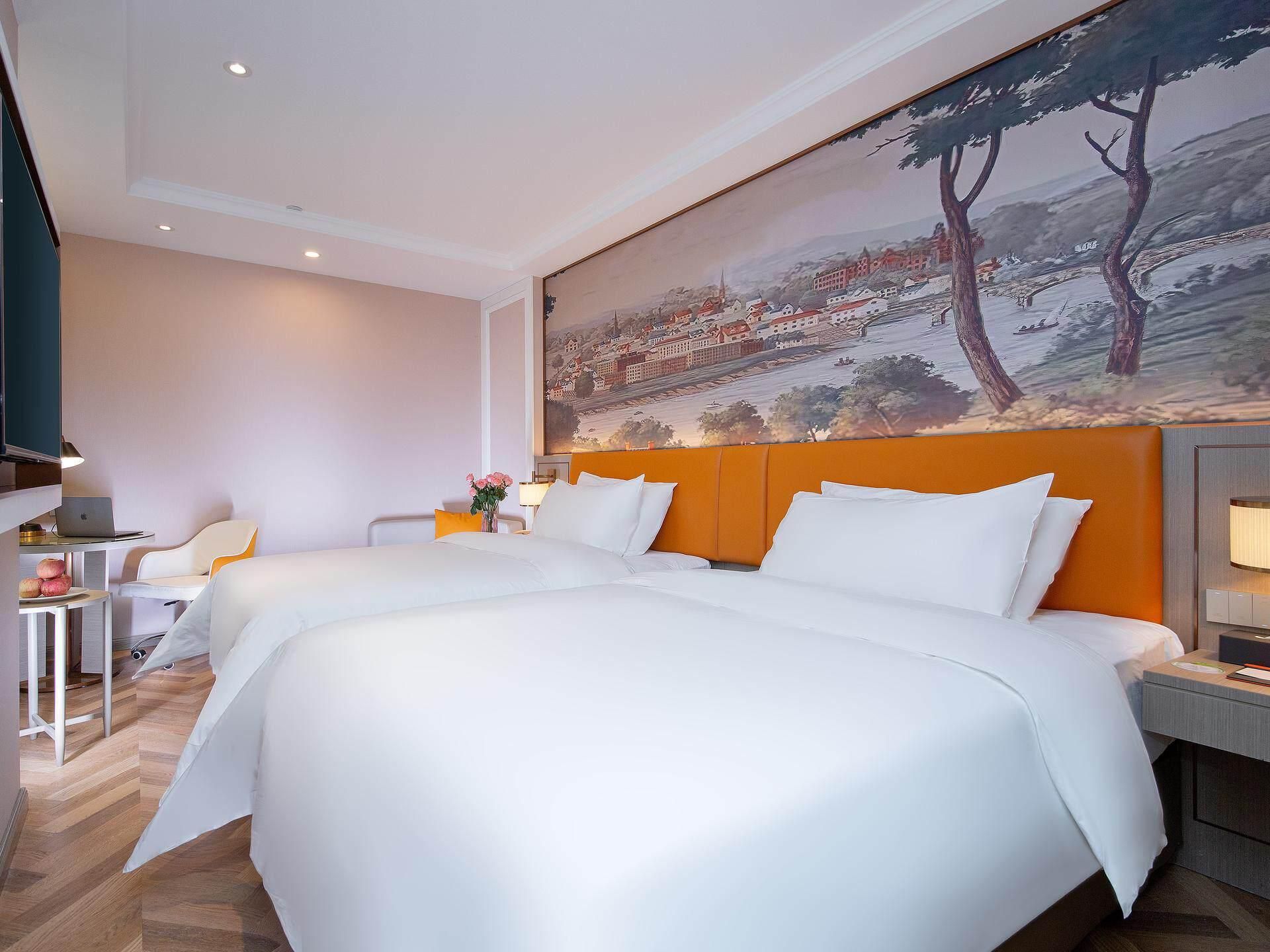 Vienna Hotel Jingzhou Development Zone Olympic Sports Center Twin Bed Standard Room