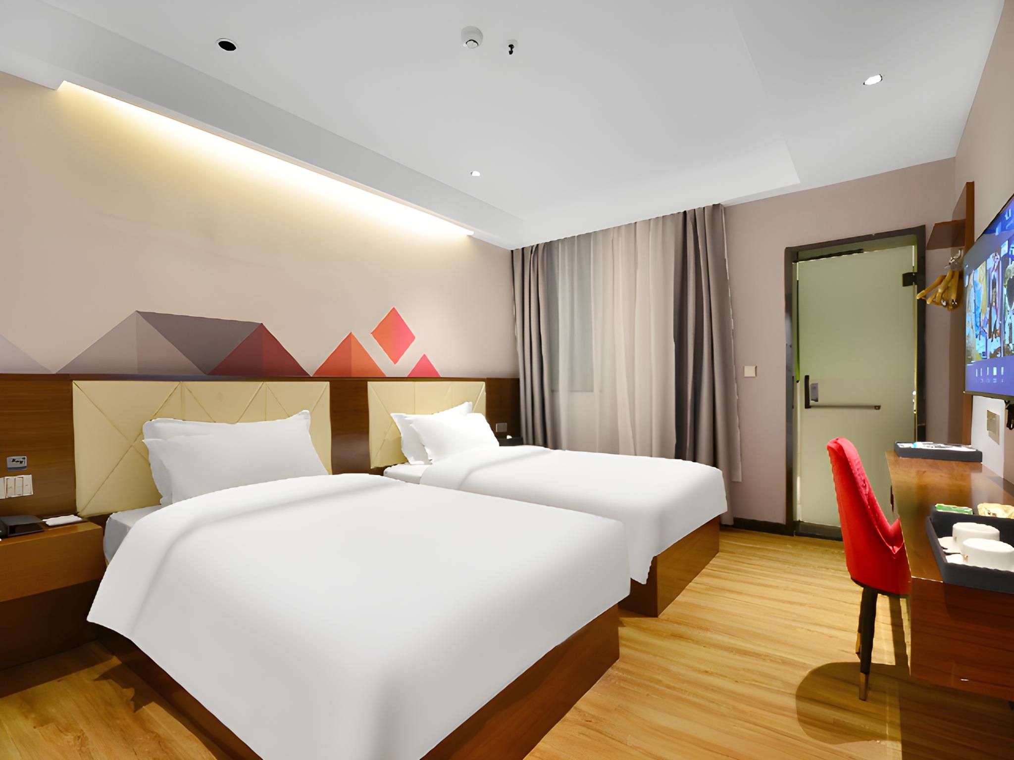 Borrman Hotel Jingzhou Ancient City East Gate Wanda Dossen - Standard Twin Room