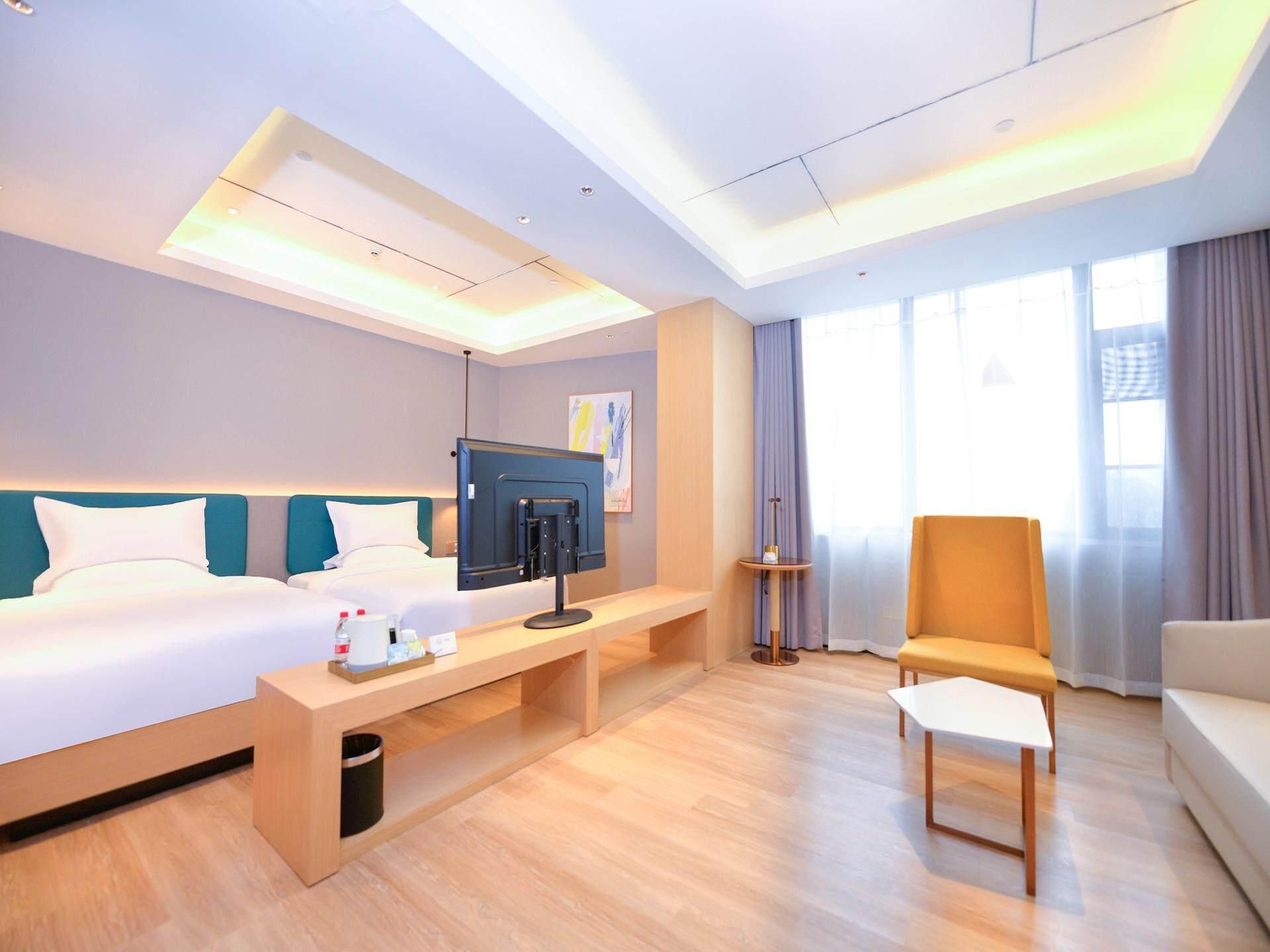 Cheerymay Hotel Shiyan High-speed Railway Station Wanda Plaza WH - Pinzhi Xinxuan Suite 2