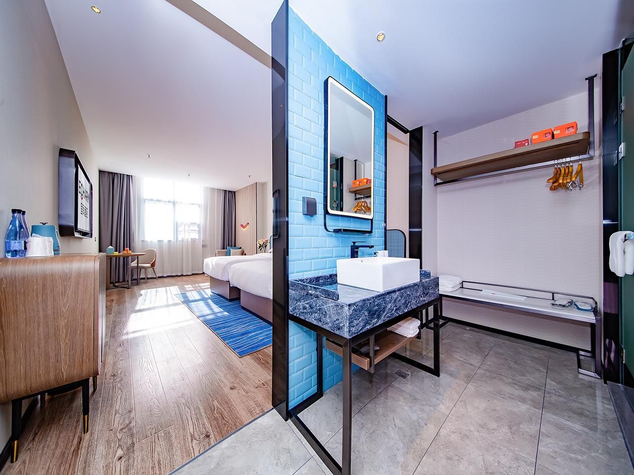 Echarm Hotel Xianning Hot Spring Center Huatan Dossen - Deluxe Twin Room 3