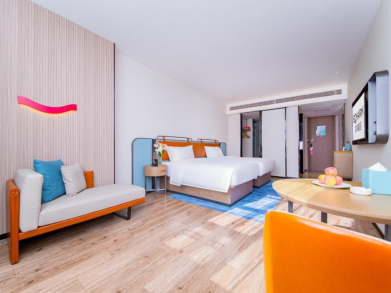 Echarm Hotel Xianning Hot Spring Center Huatan Dossen - Deluxe Twin Room