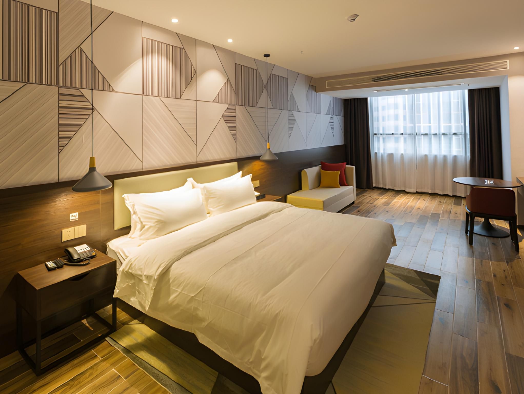 Borrman Hotel Shaodong High-speed Railway Station International Trade City Dossen - Superior Bed Room