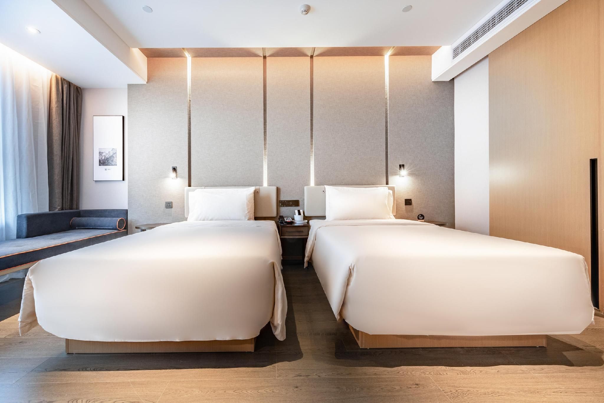 Atour Hotel Zhuzhou Xiangjiang Fengguangdai Atour - Superior Twin Bed Room with River View 2