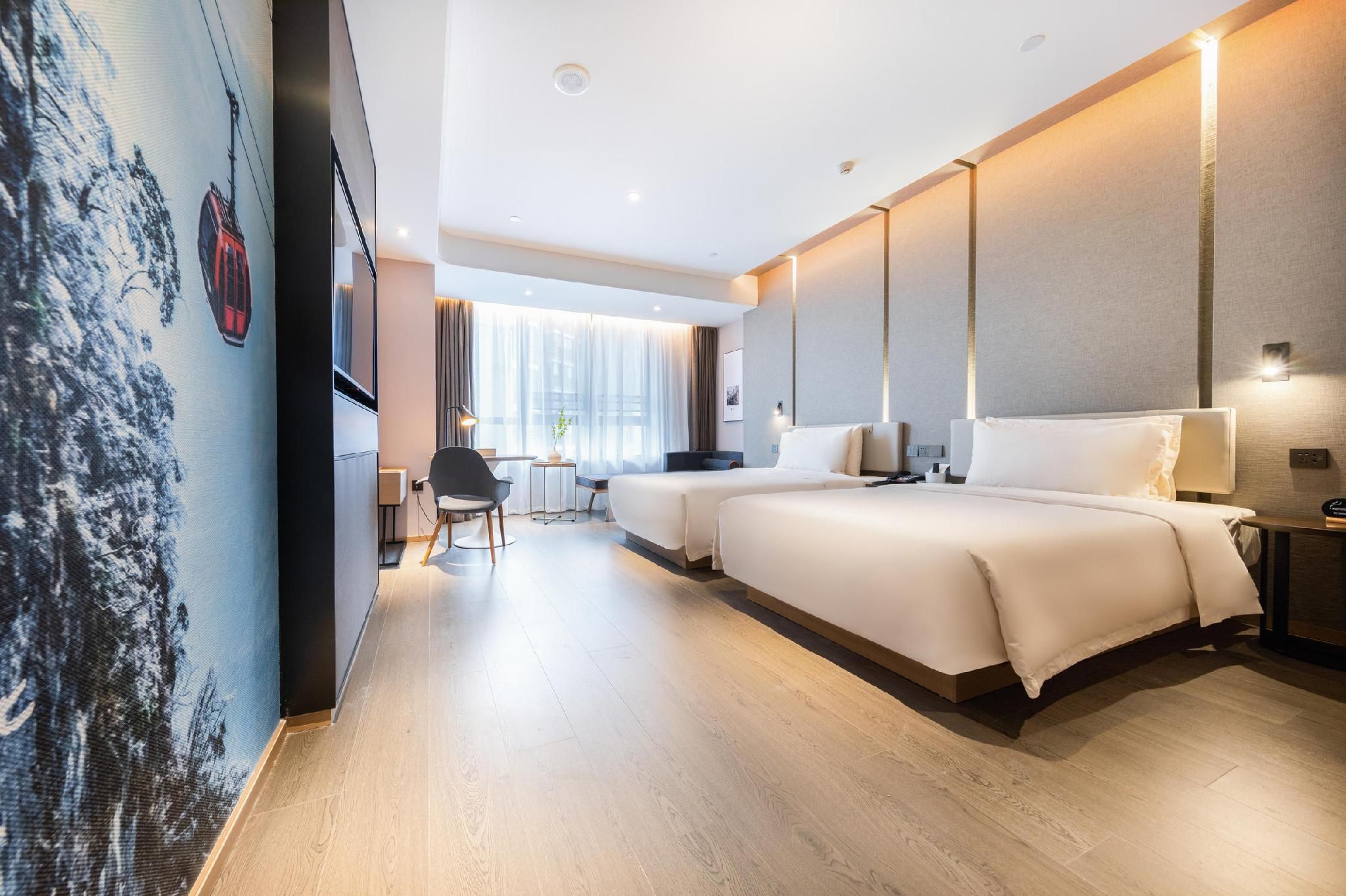 Atour Hotel Zhuzhou Xiangjiang Fengguangdai Atour - Superior Twin Bed Room with River View