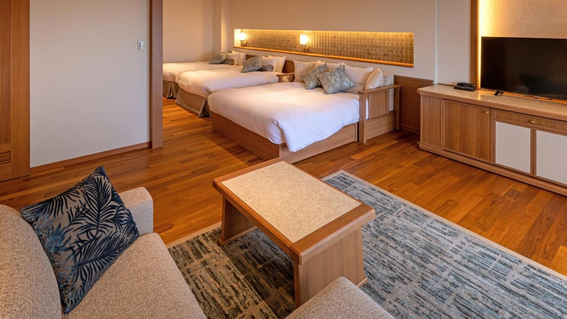 Deluxe Terrace Triple with Open-Air Hot Spring Bath - 2nd Floor - West Building