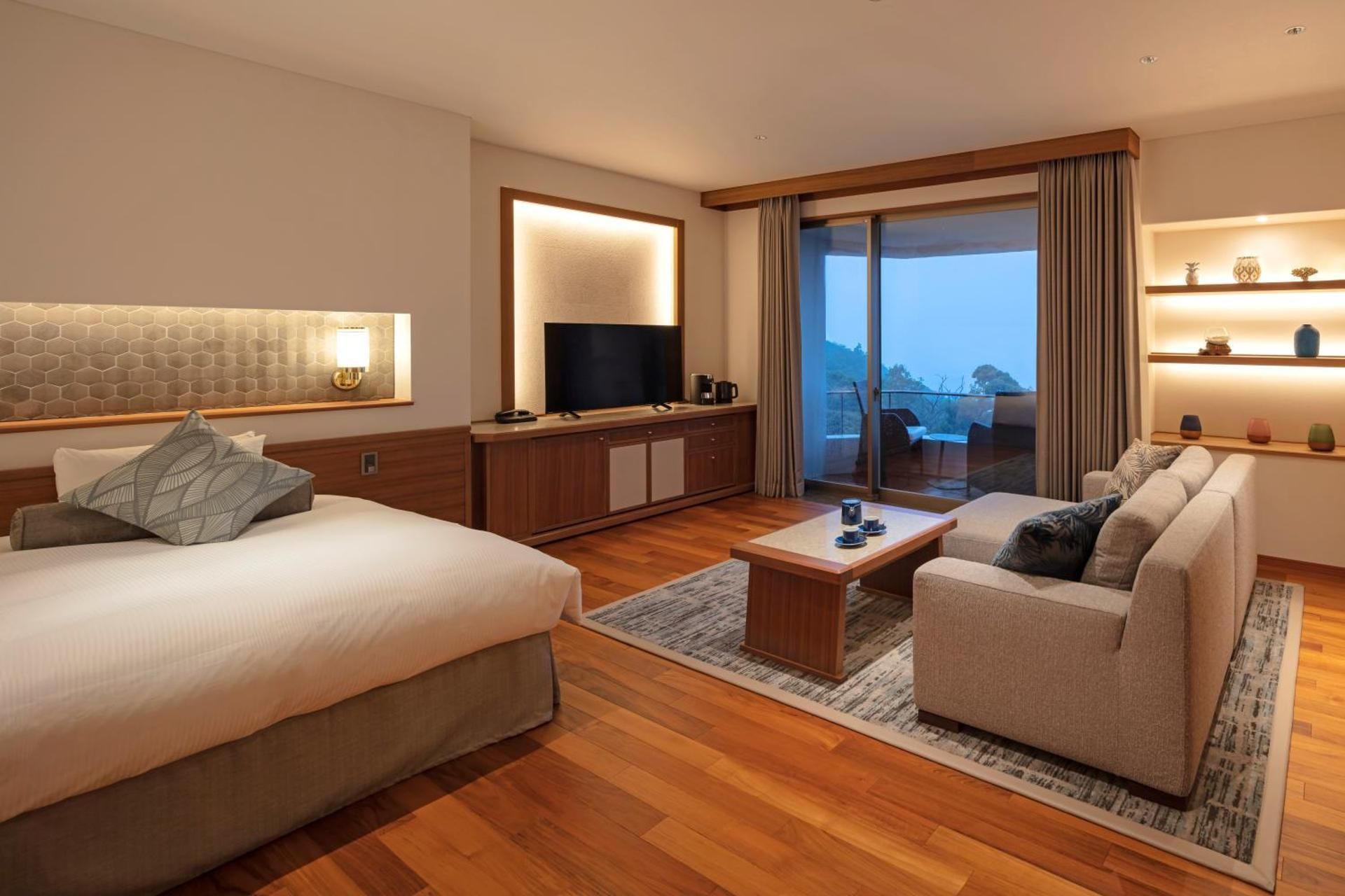 Deluxe Terrace Twin C with Open-Air Hot Spring Bath - 2nd Floor (West Building)
