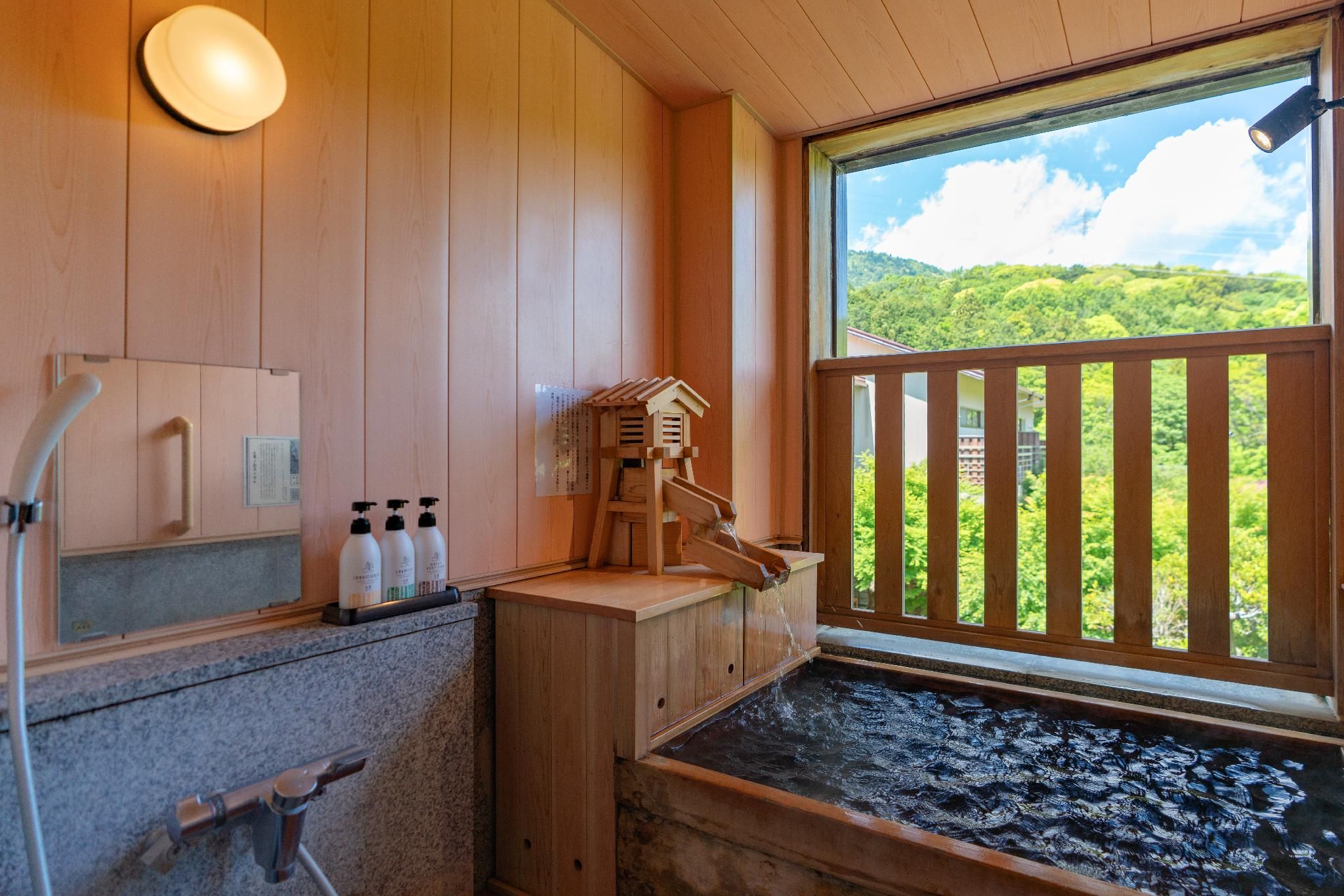 2nd Floor Garden View Japanese-Western Style Room with Semi Open-Air Bath