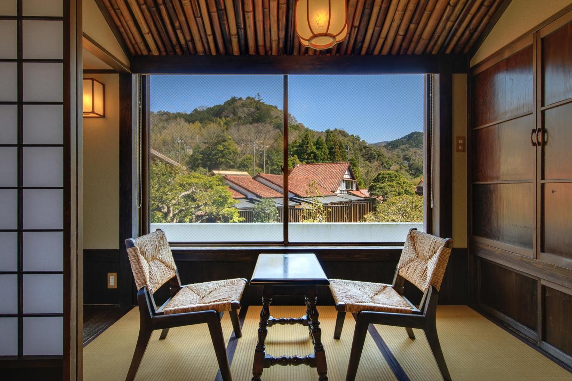 Superior Japanese-Style Room with Hot Spring Bath and Mountain View