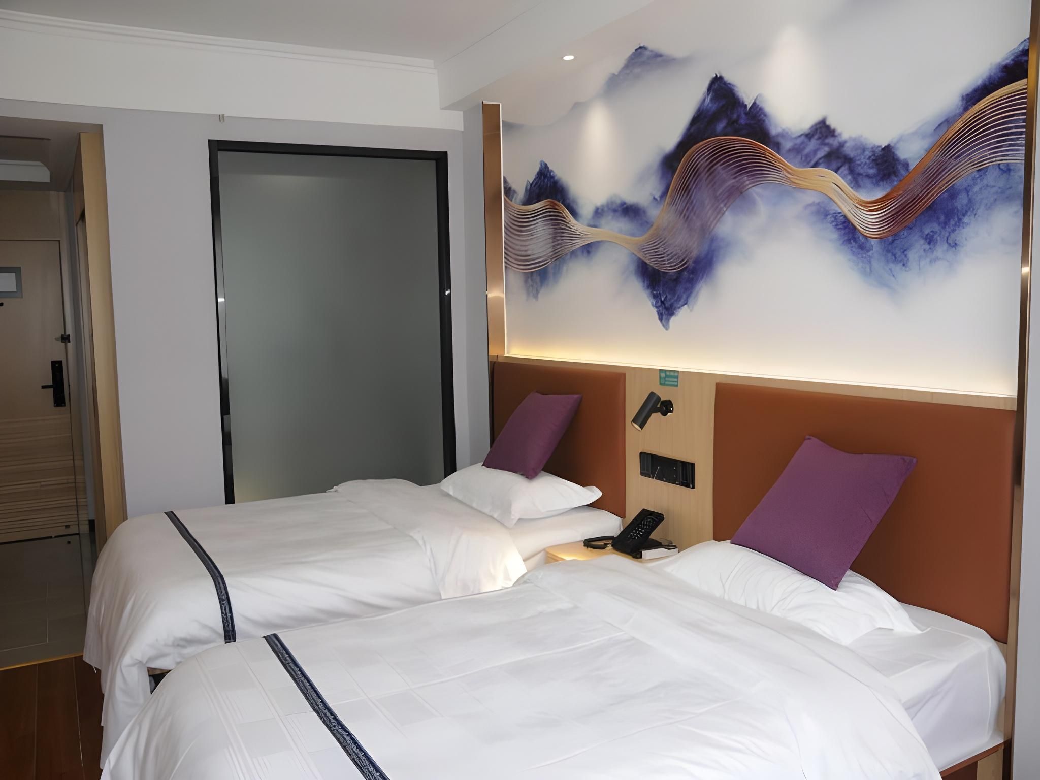 Green Tree Inn Heze Juye County West 1st Middle School Guest Twin Room