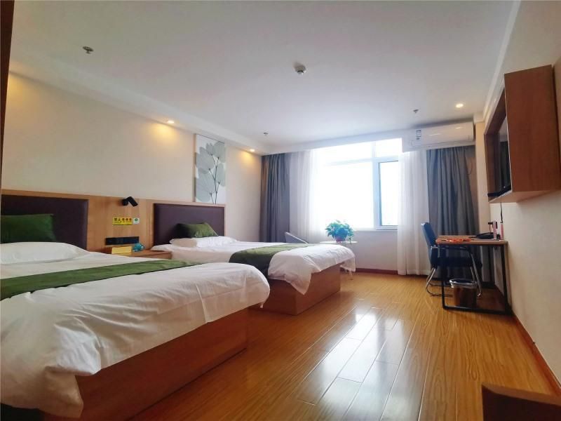 Green Tree Inn Heze Dingtao District Car Town Guest Twin Room