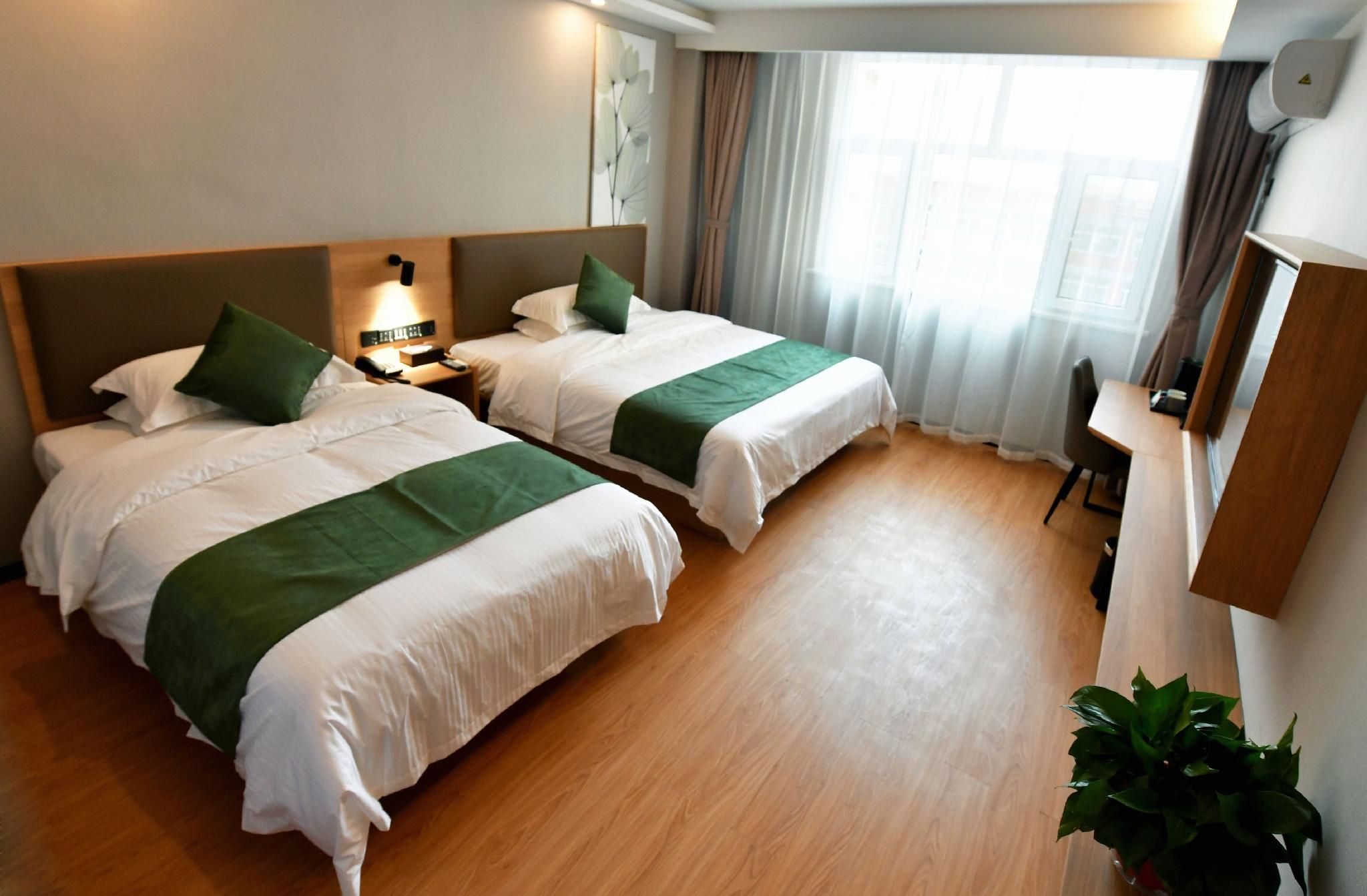 Green Tree Inn Liaocheng Yanggu County 2nd Middle School Twin Business Room 2