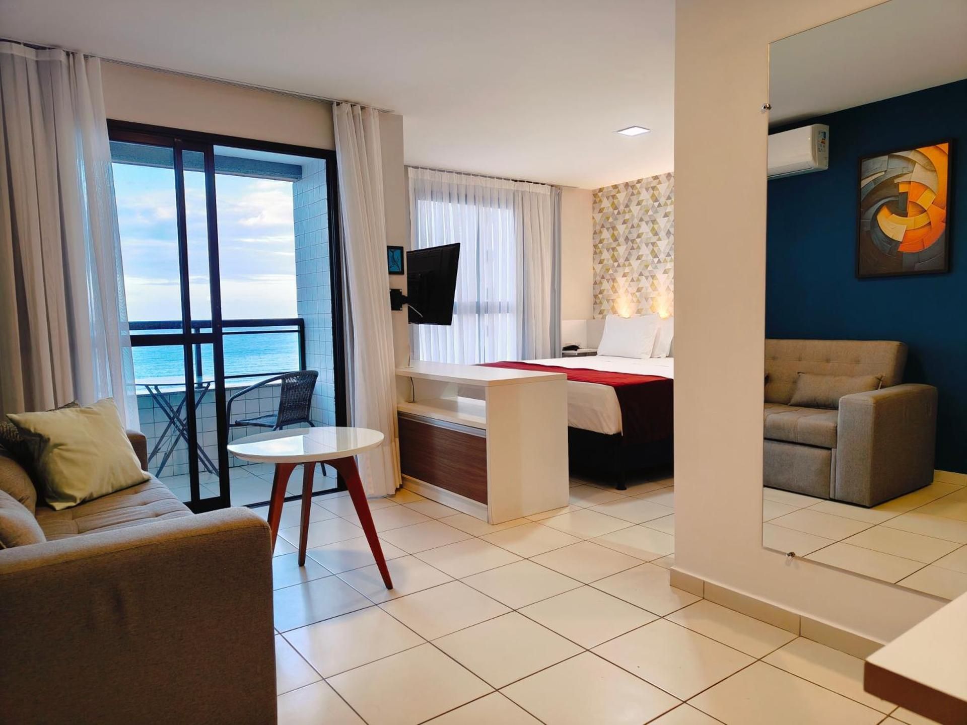 Studio with ocean view