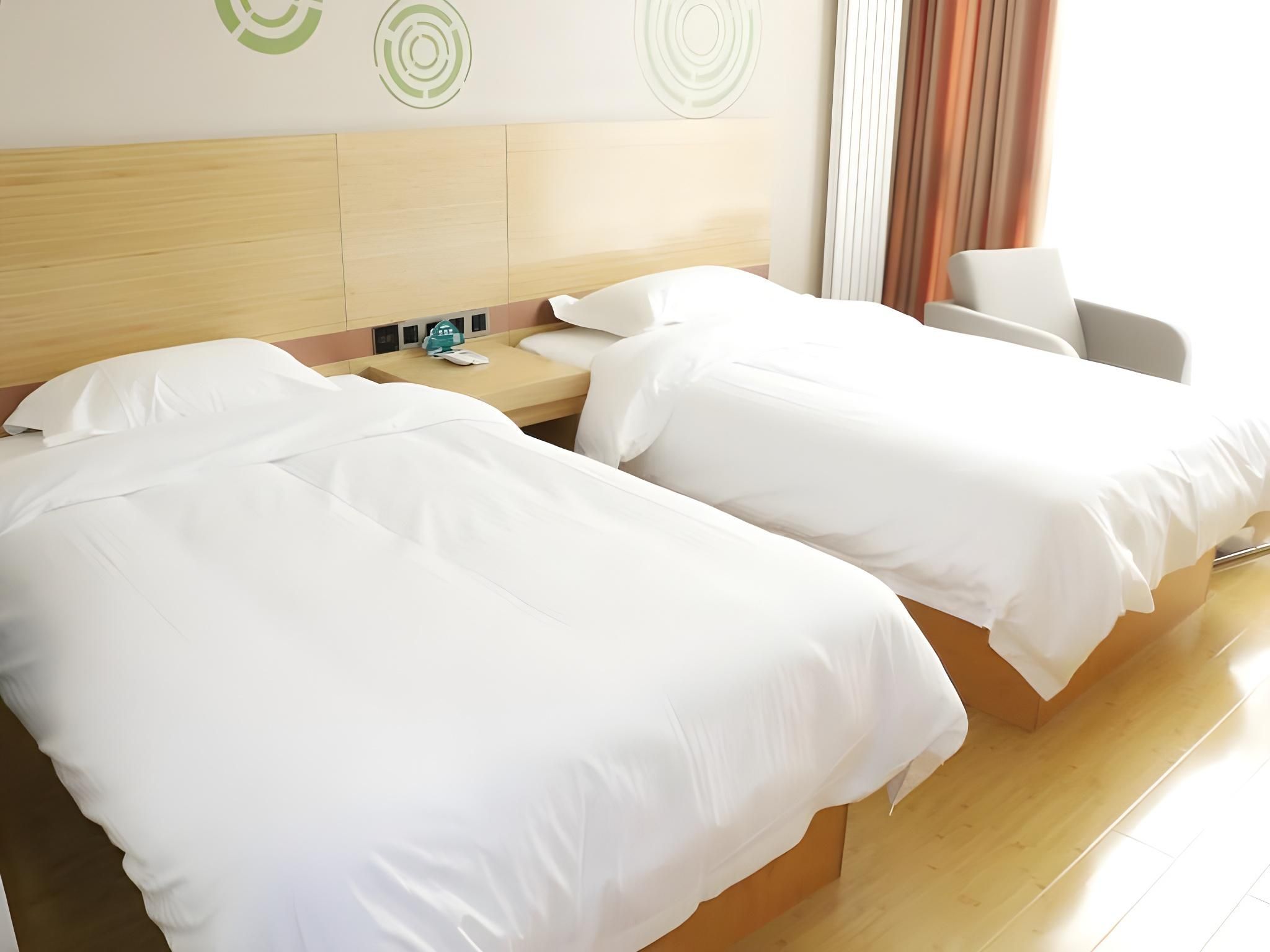 GreenTree Inn Linyi Lanshan District Bancheng Town Xincheng Yi Road Express Hotel Guest Twin Room