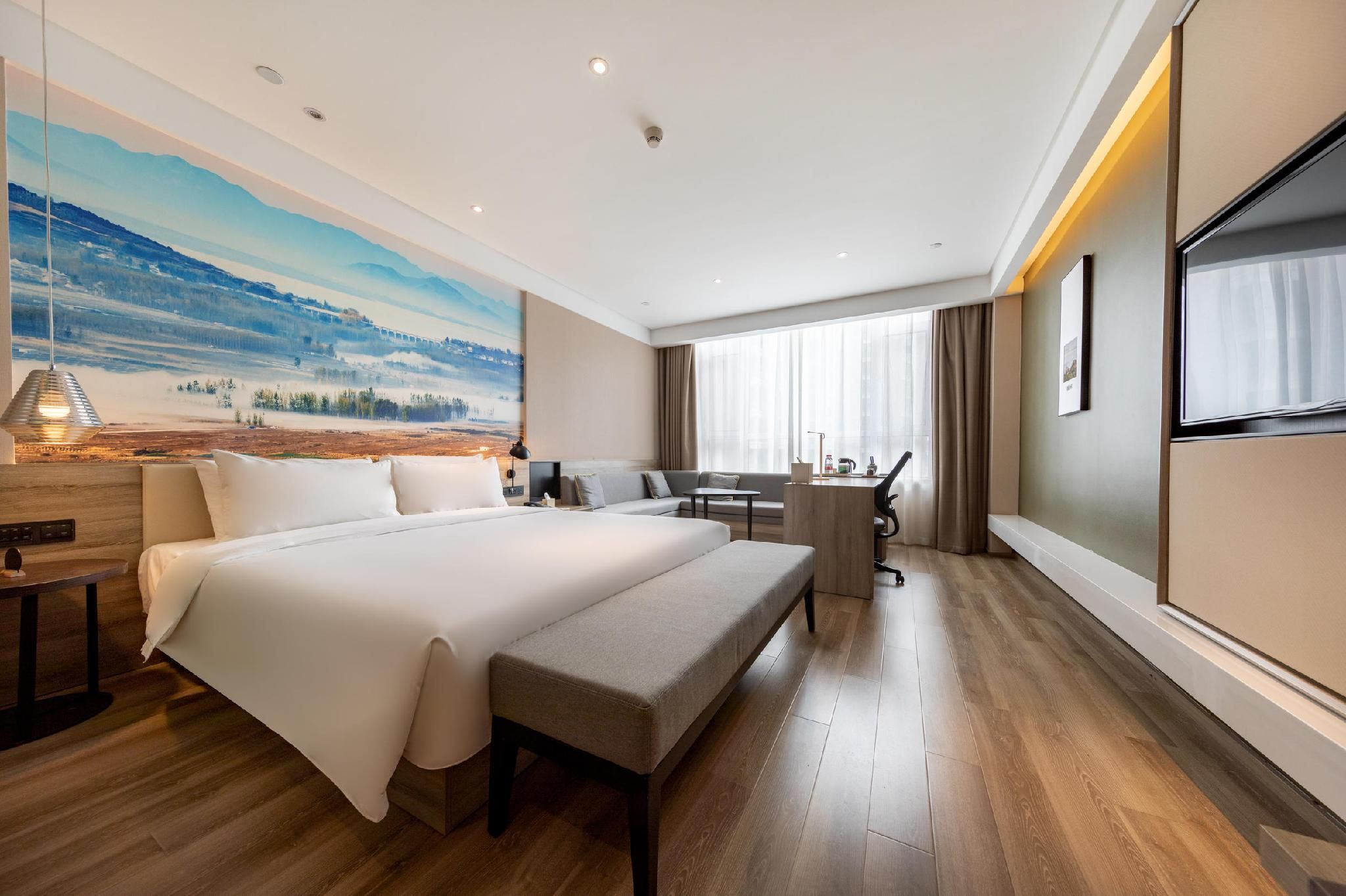 Atour Hotel Linyi High-Speed Railway Station Yimeng Bei Road Atour - JIMU Queen Room