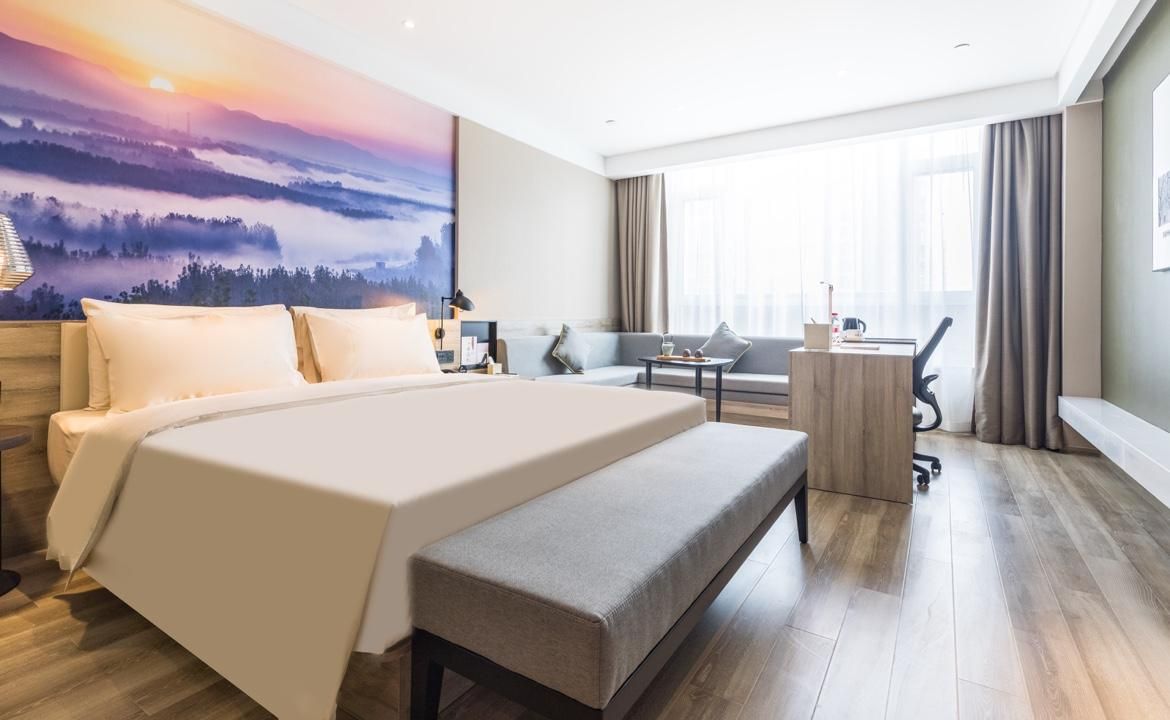 Atour Hotel Linyi High-Speed Railway Station Yimeng Bei Road Atour - JIMU Queen Room 2