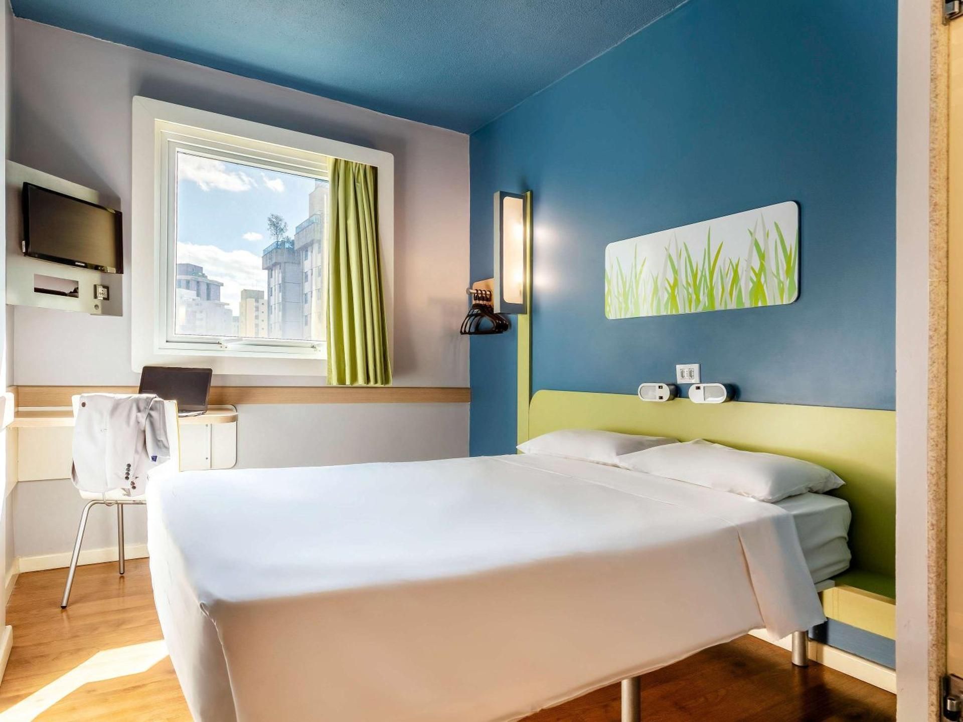 Functional apartments for up to two people with a double bed.