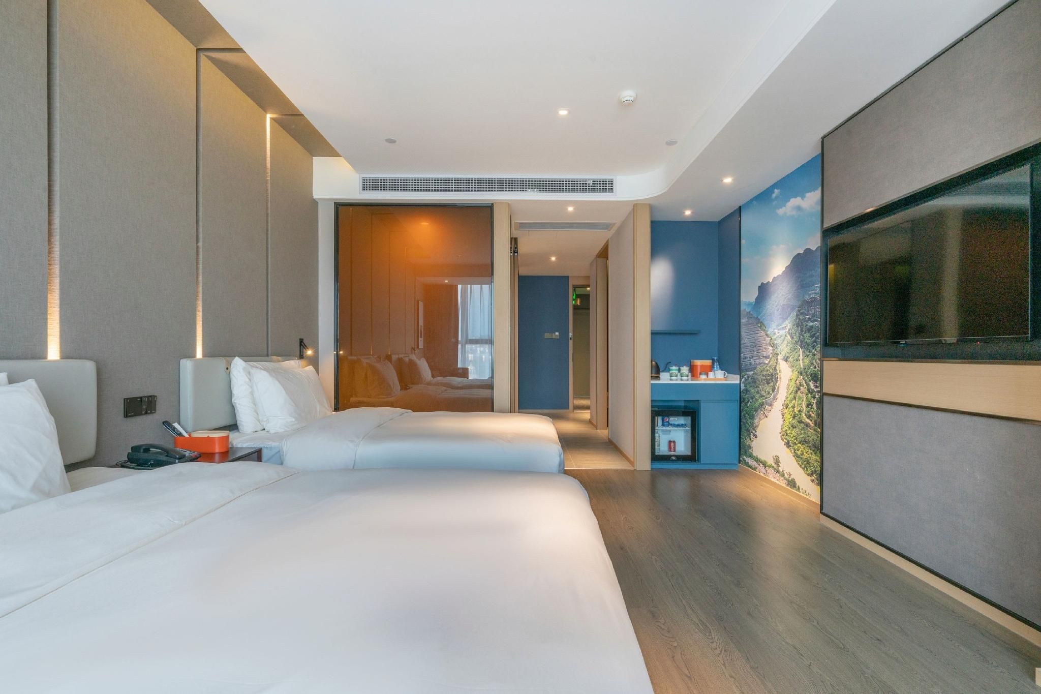 Atour Hotel Luzhou Bubugao Xintiandi Atour - JIMU Twin Room 3