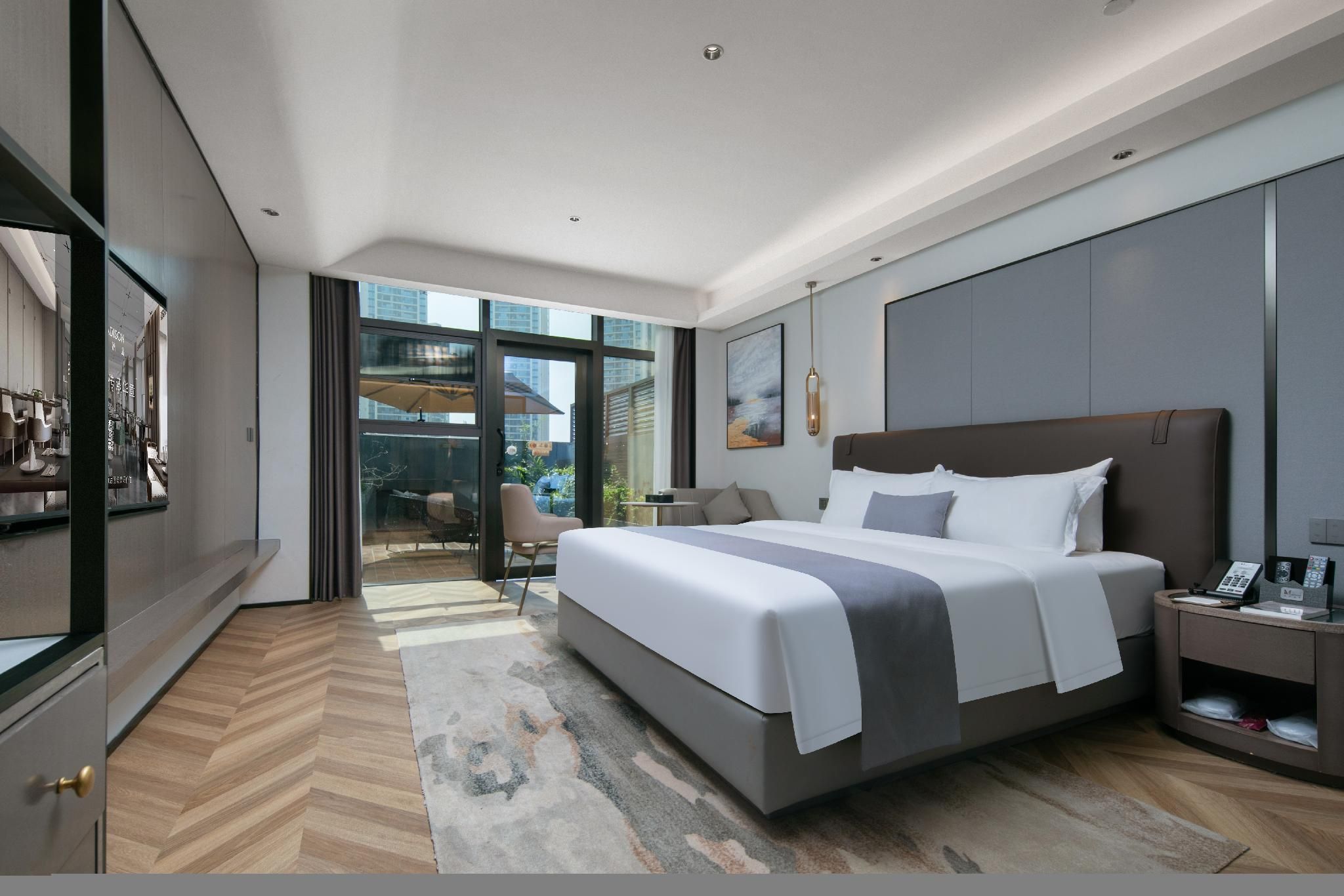 Madison Hotel Luzhou Jiangyang Huazhu - Garden Bed Room