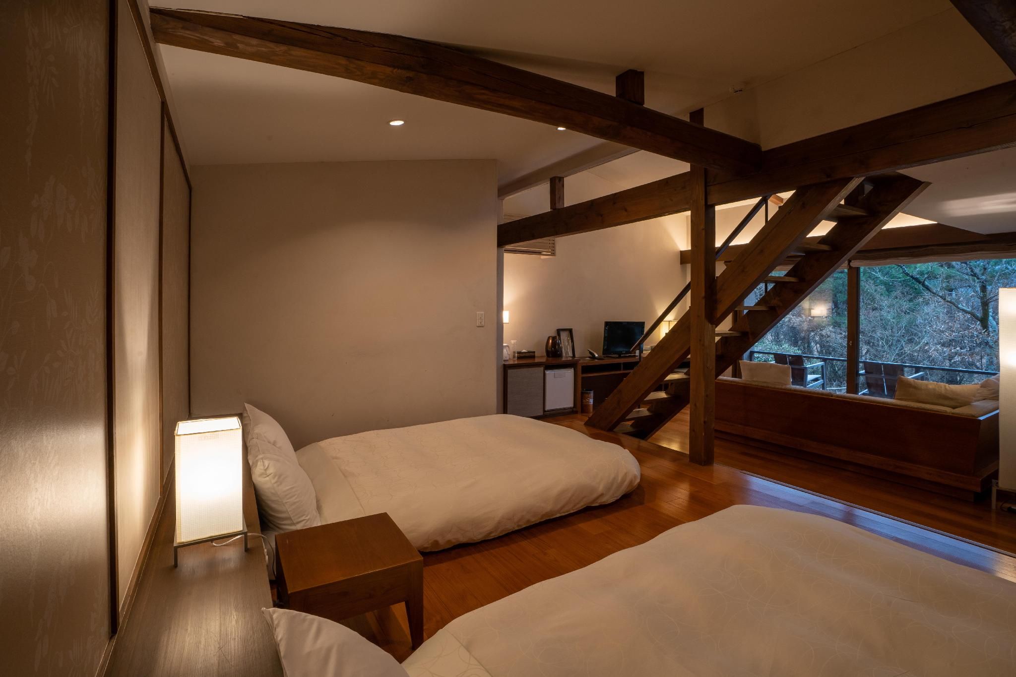 Superior,Japanese-Western style room,Mountain view -Non-smoking(akane or byakugun With exclusive hot spring)