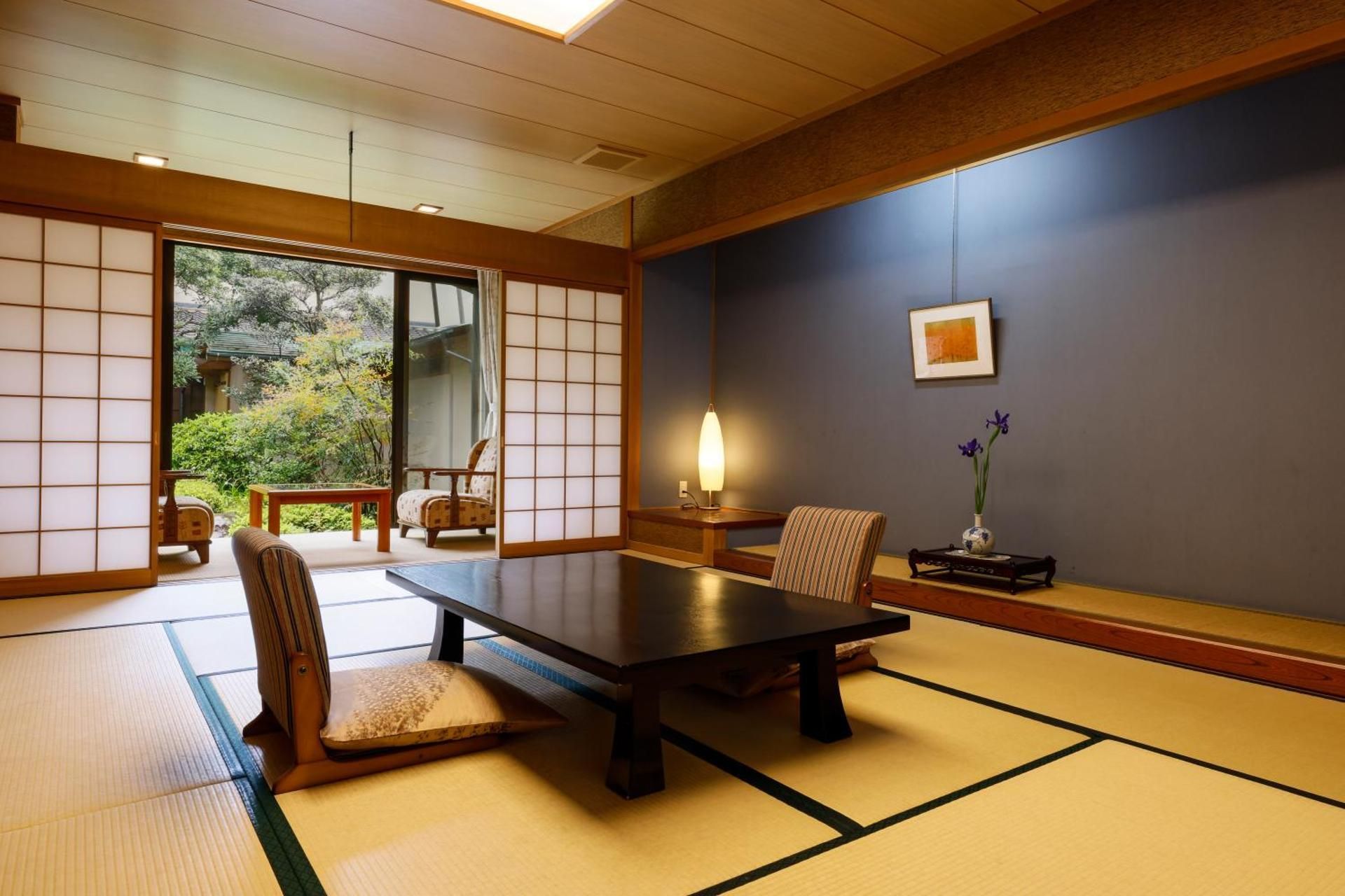 Japanese-Style Room with Open-Air Bath and Garden View - East