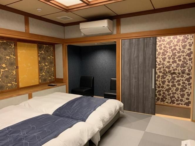 Twin Room with Tatami Area with Hot Spring Bath