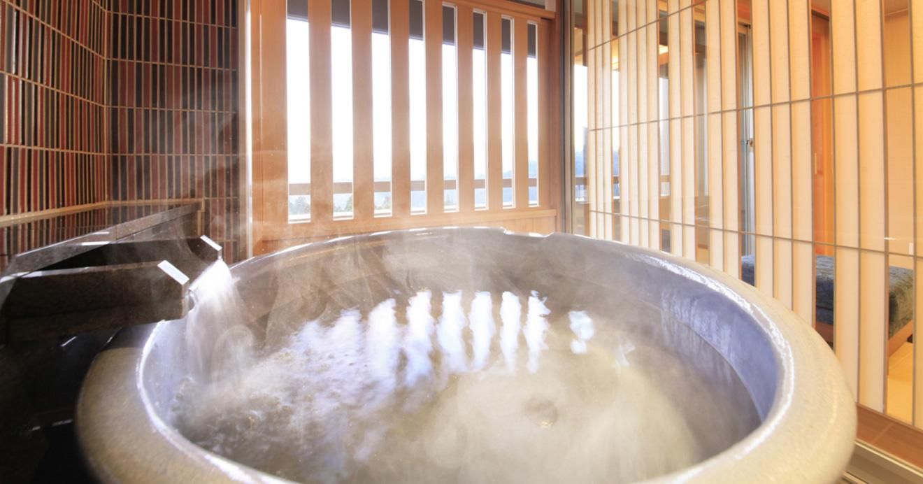 Top Floor Japanese Style Room Q with 3 Beds and Open-Air Bath - Non-Smoking