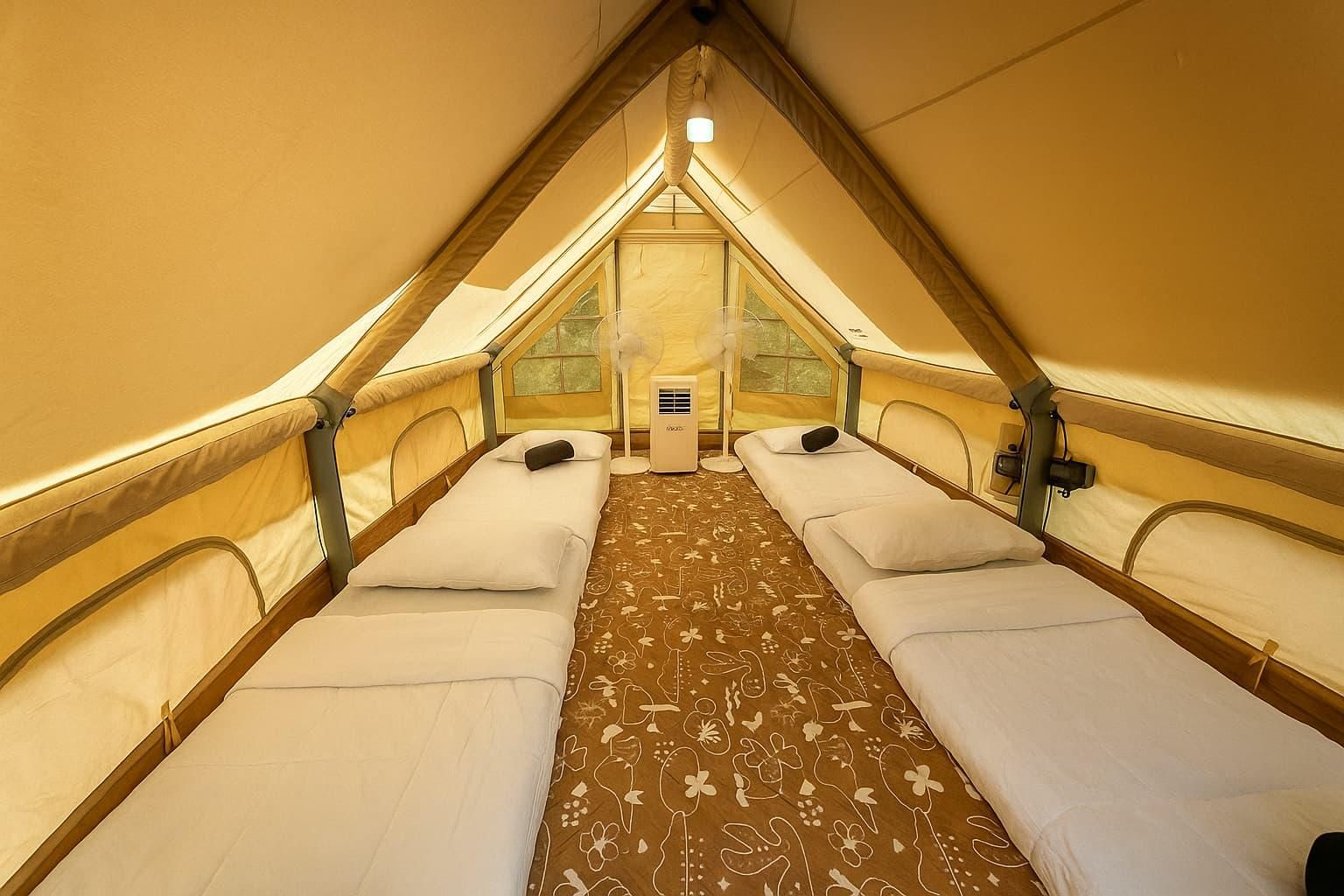 Lilla Hilltop Retreat @ Janda Baik Tent for 4 People