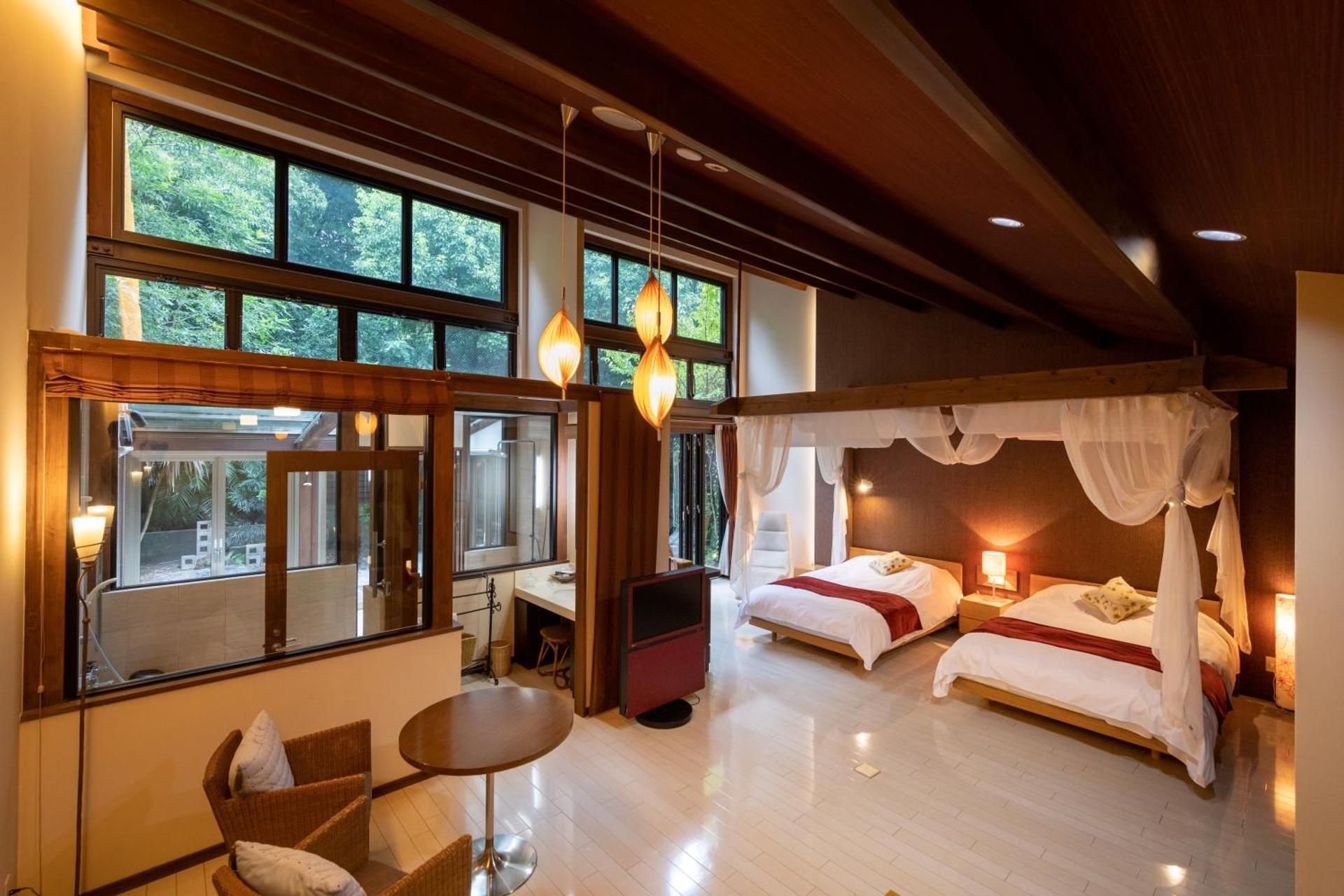 Cottage style room with open-air bath "Ajisai"