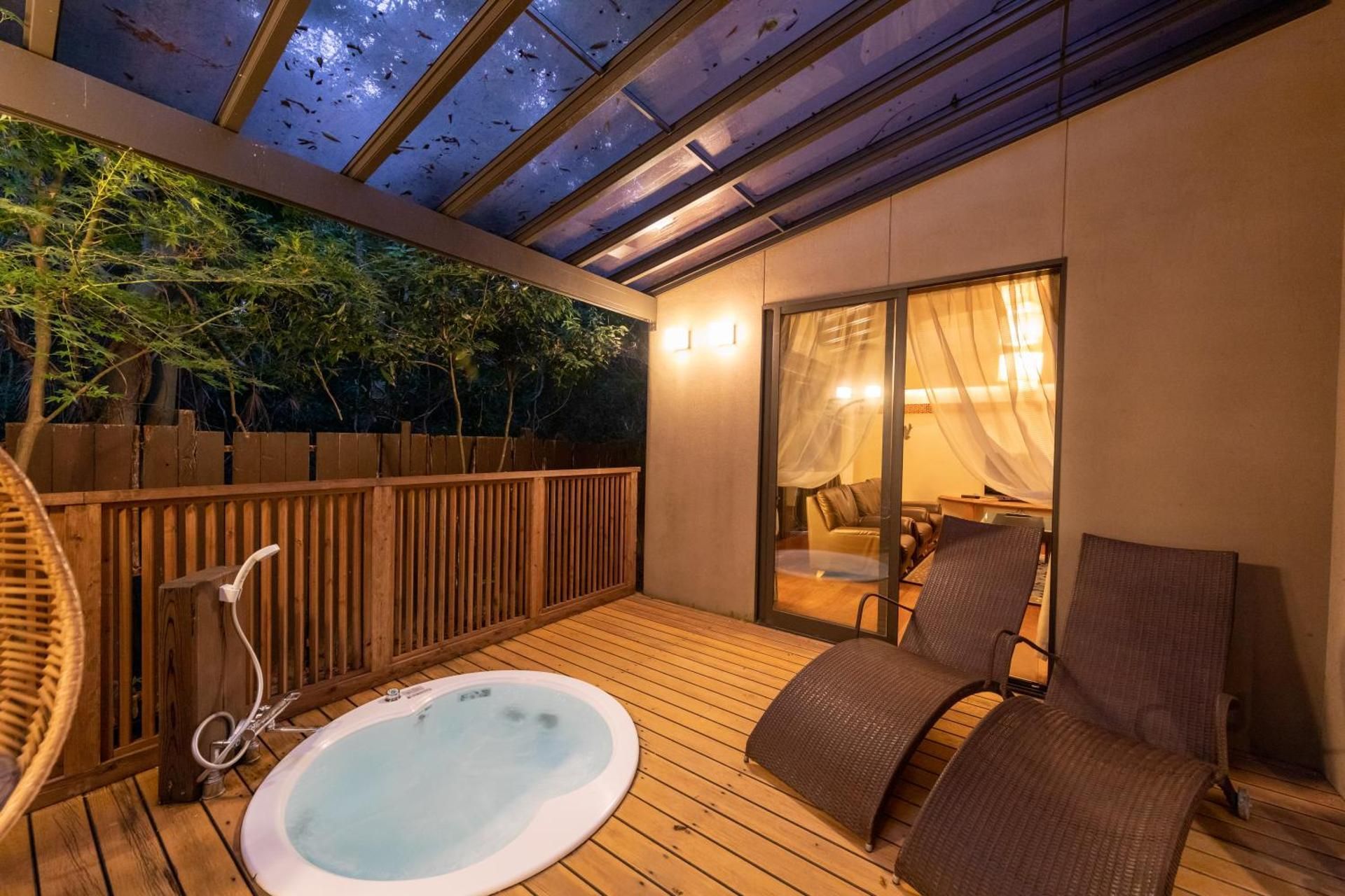 Villa style room with open-air bath "Fuji Bakama"