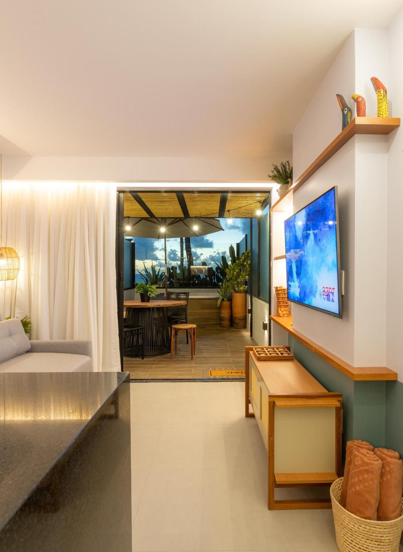 One-Bedroom Loft Apartment with Balcony