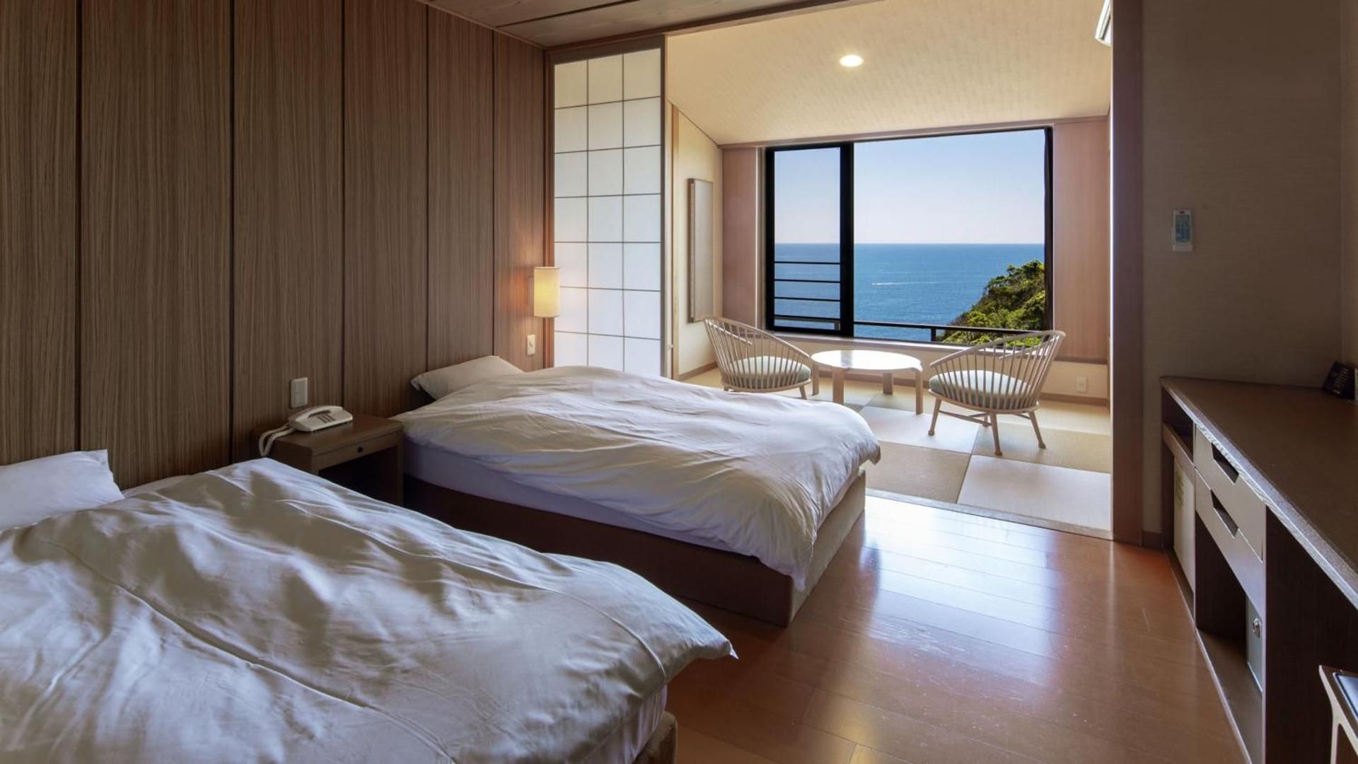 Twin Room with Tatami Area - Non-Smoking