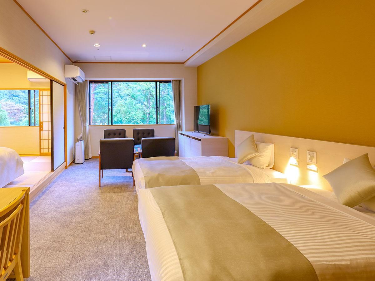 Suite Japanese-Style Twin Beds, Indoor Bath, Non-Smoking