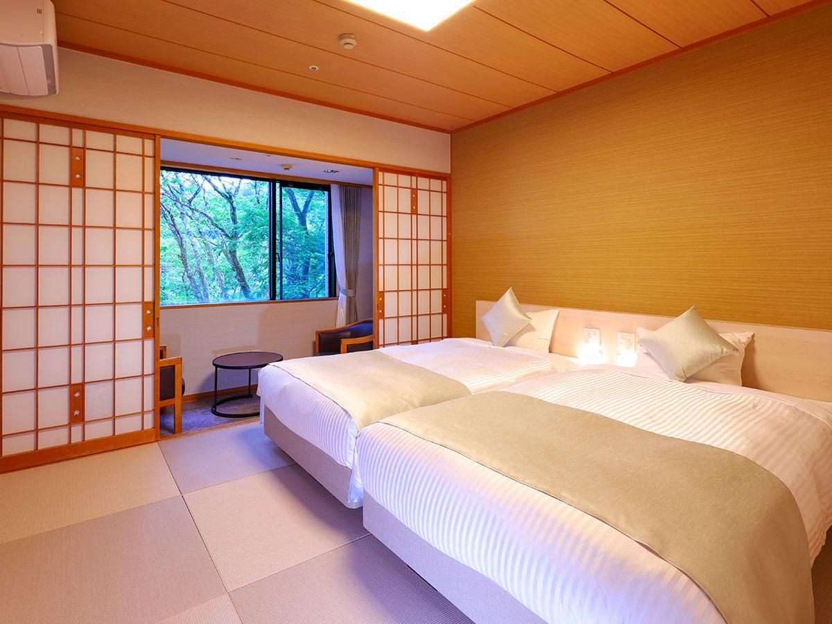 Standard Japanese-Style Beds with 8 Tatami, Indoor Bath, Non-Smoking