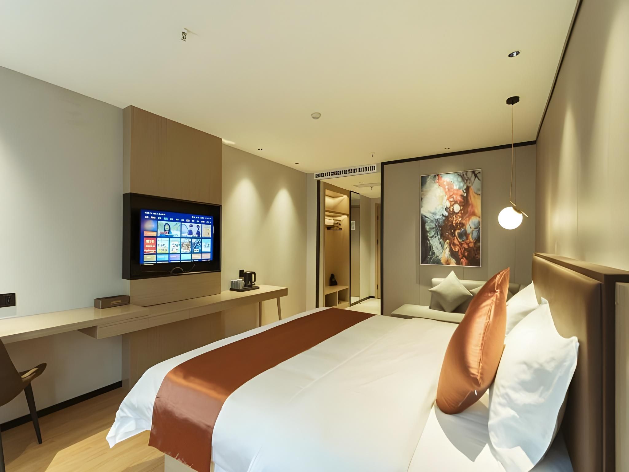 Gya Hotel Shanxio Jinzhong Pingyao Ancient City Queen Deluxe Room