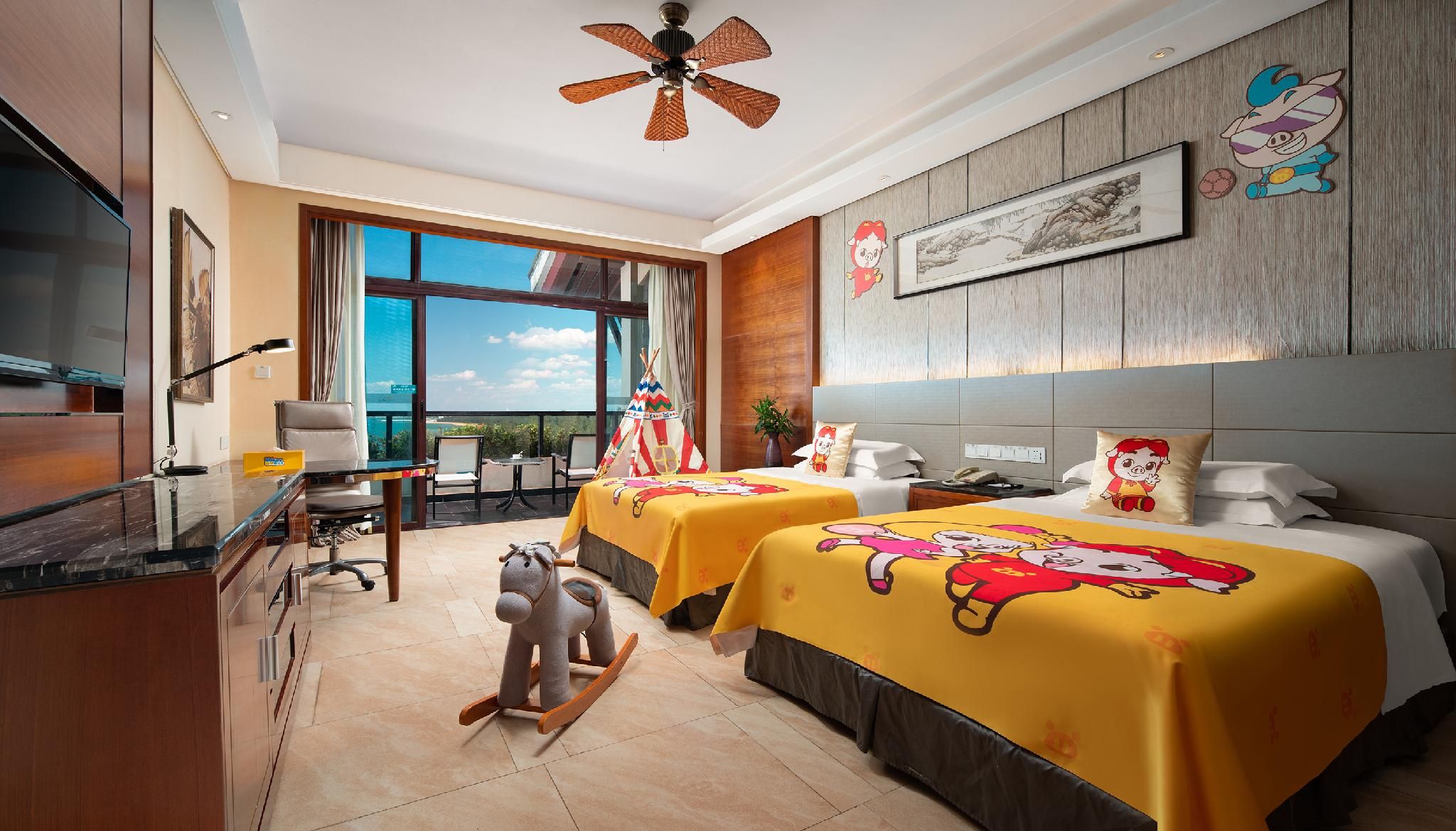 Family Kids Room, Cartoon Theme