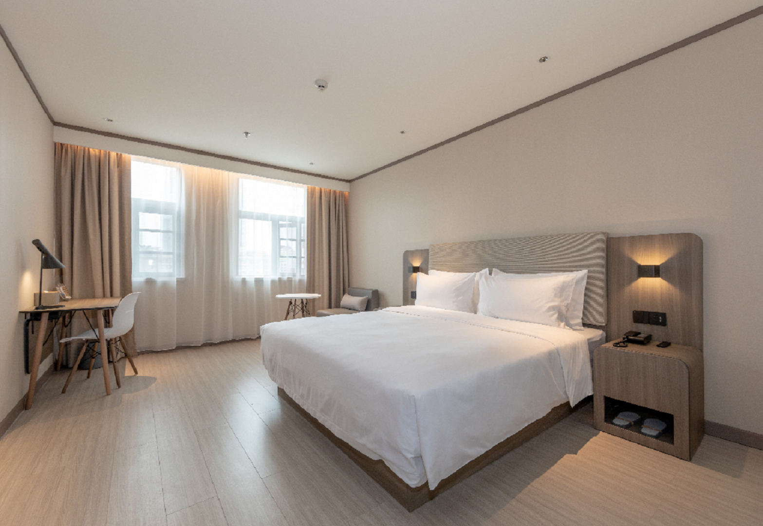Hanting Hotel Suining Post Building Huazhu - Business Bed Room