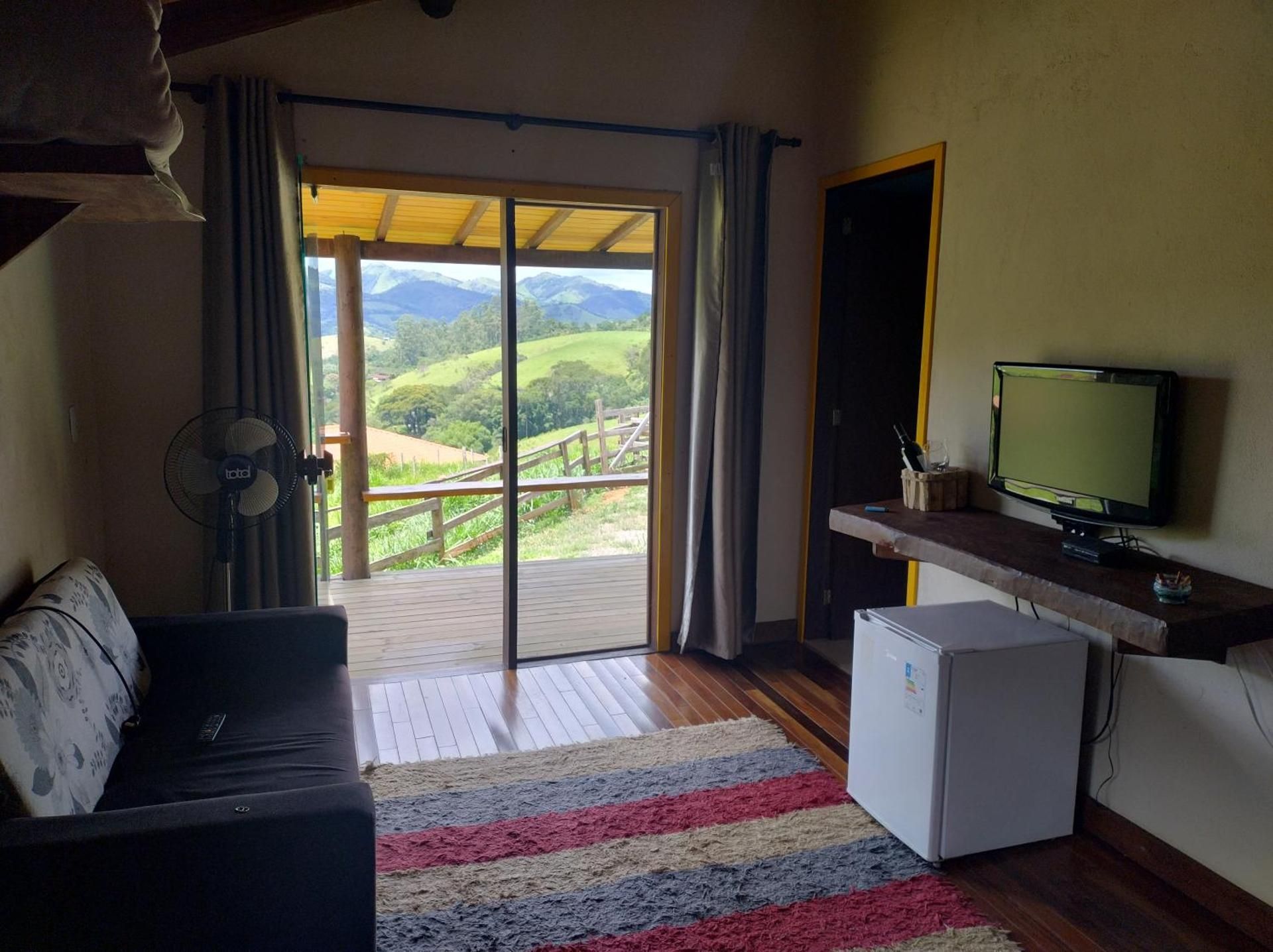 Family Room with Mountain View