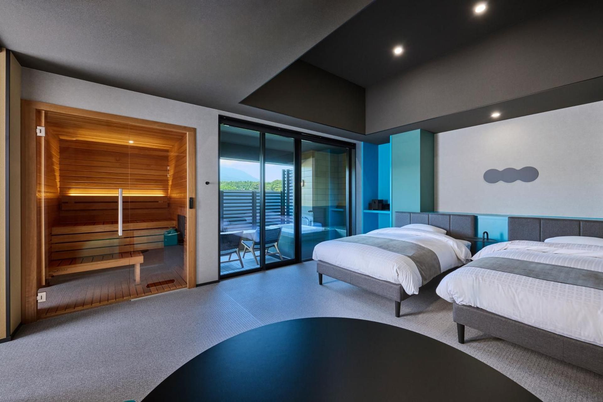 3rd Floor Deluxe Mountain View Room with Sauna and Open-Air Bath