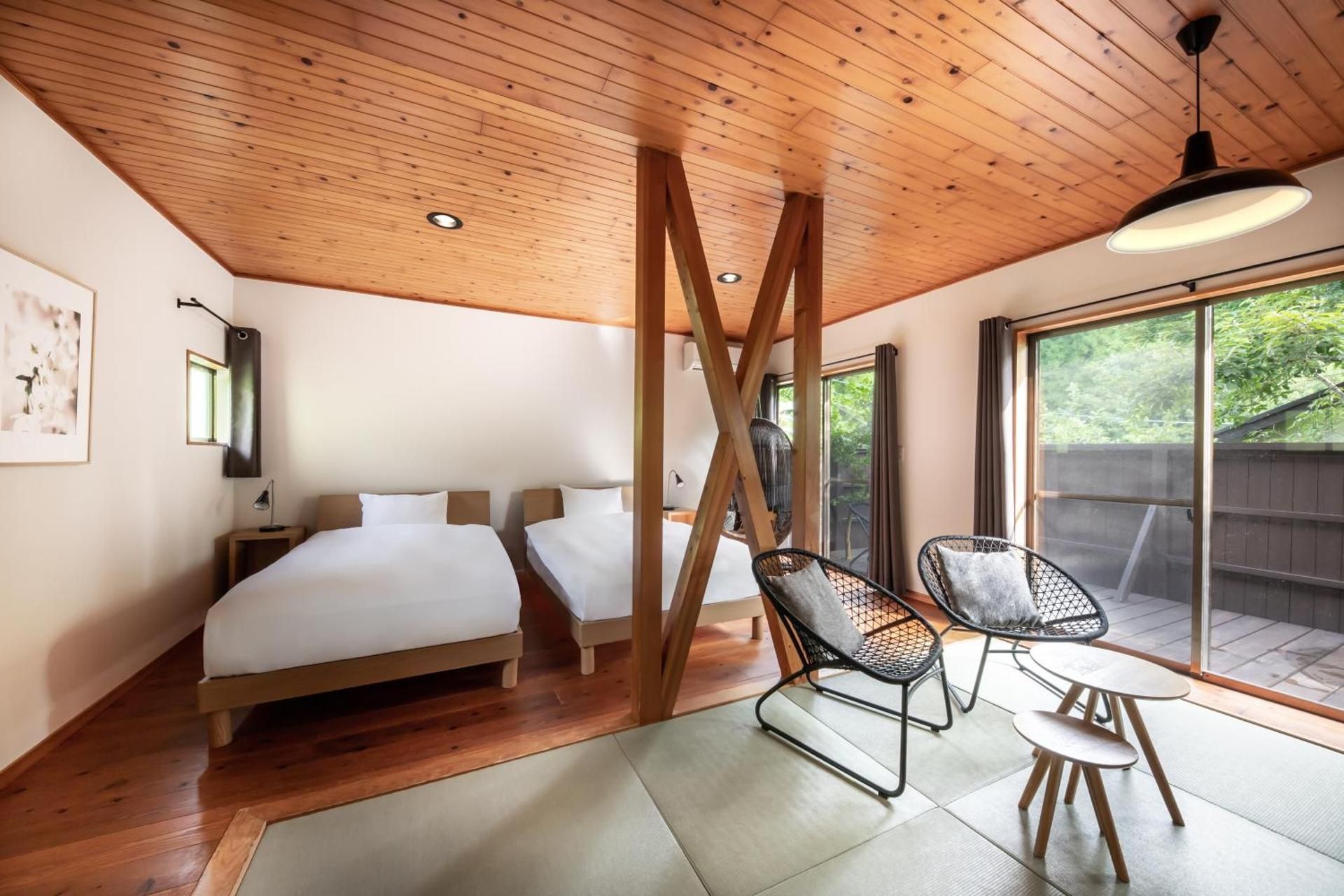 With Open-Air Bath and Indoor Bath, Non-Smoking, Japanese-Western Style Twin Room