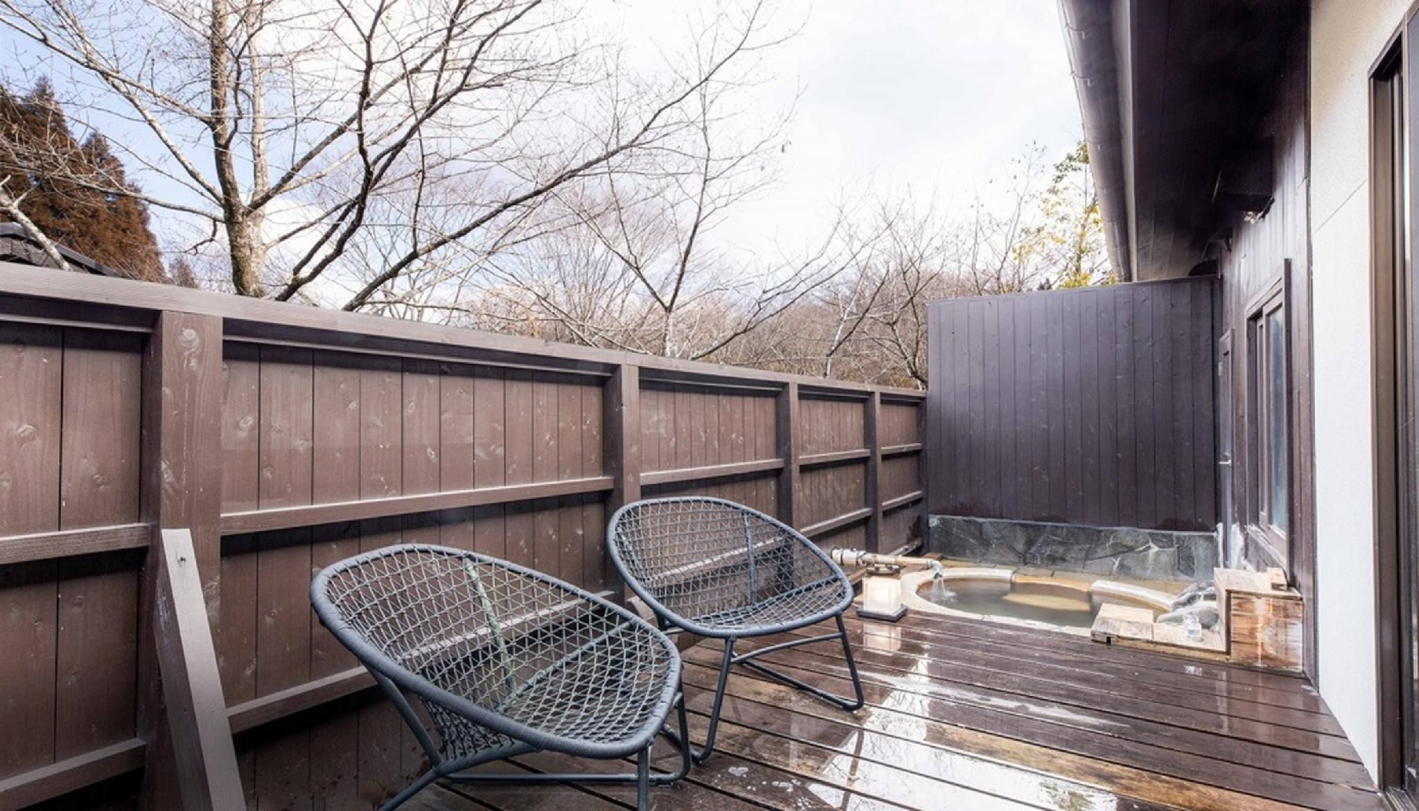 With Open-Air Bath and Indoor Bath, Non-Smoking, Japanese-Western Style Twin Room