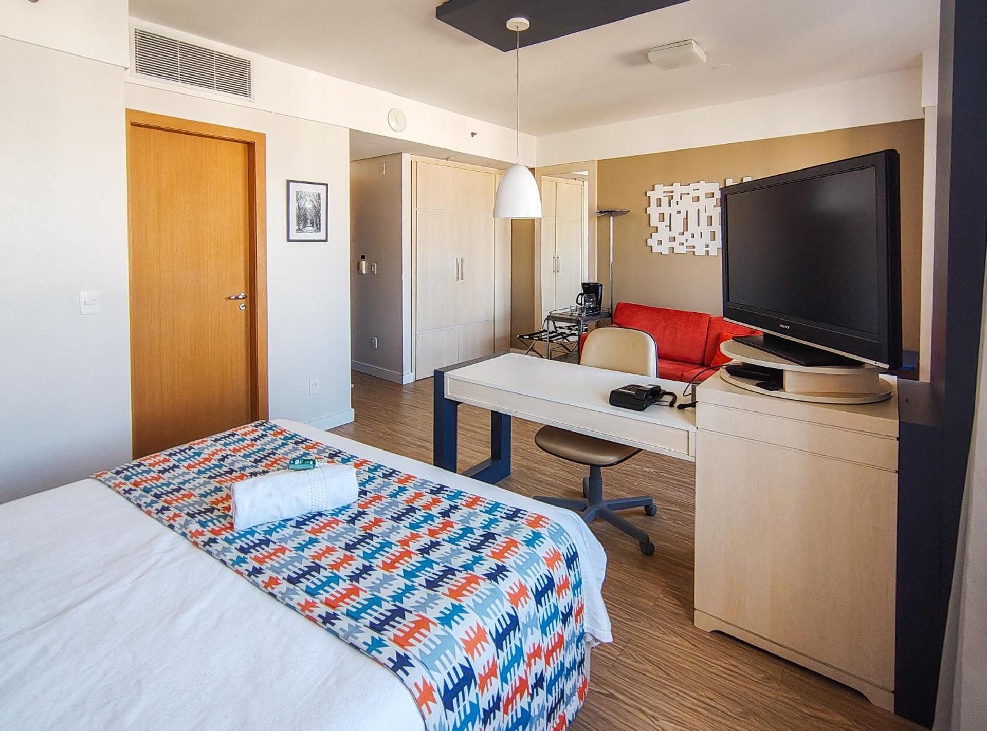 Deluxe One-Bedroom Apartment with City View