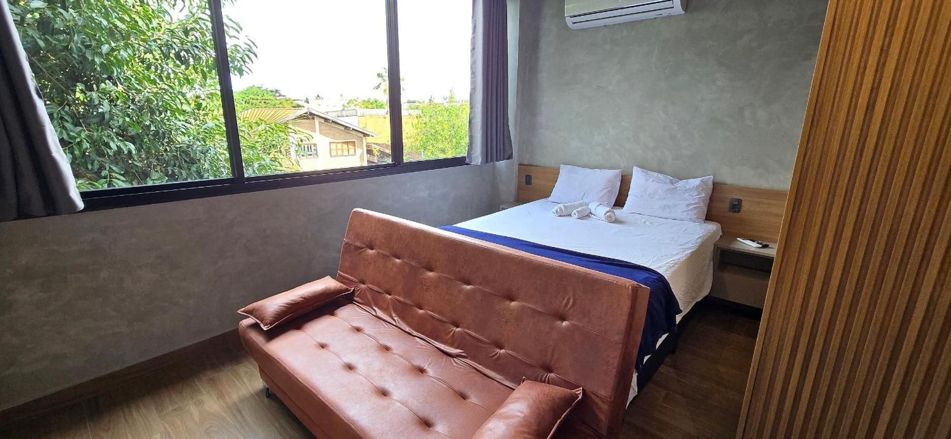 Deluxe One-Bedroom Apartment with Garden View