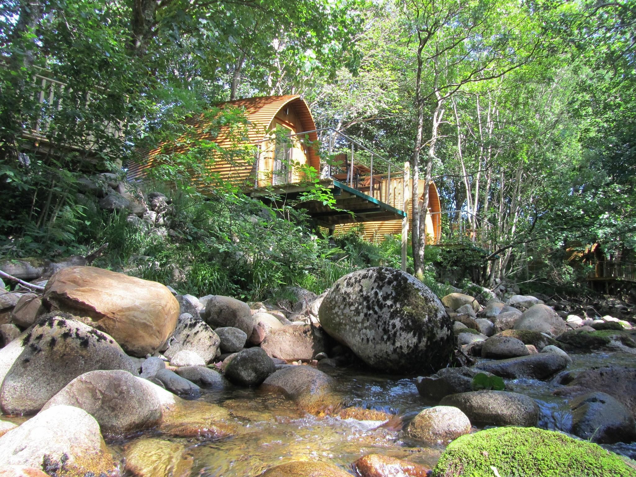 RiverBeds Lodges with Hot Tubs Apartment with Terrace without Hot Tub