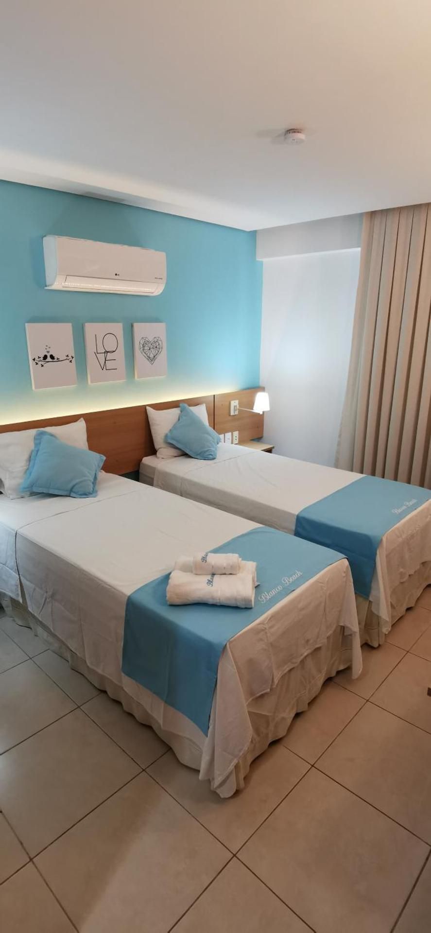 Double or Twin Room with Side Sea View