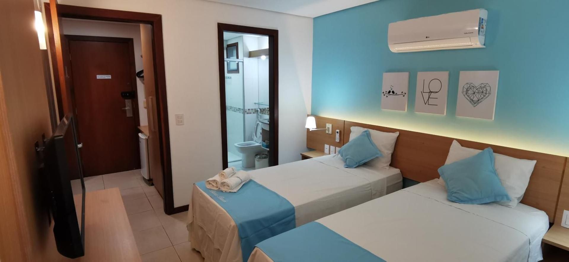Double or Twin Room with Side Sea View