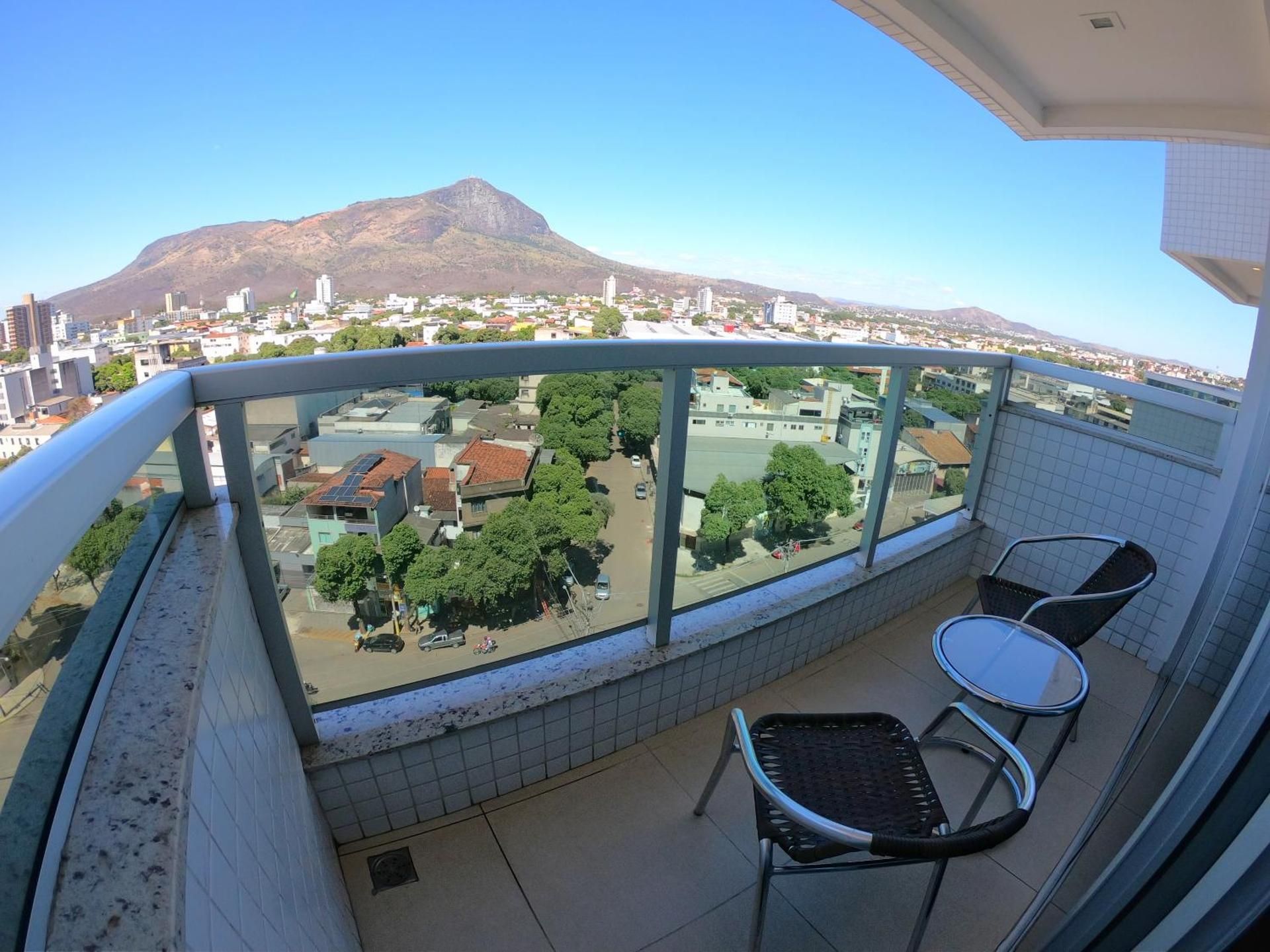 One-Bedroom Apartment with Balcony and Mountain View