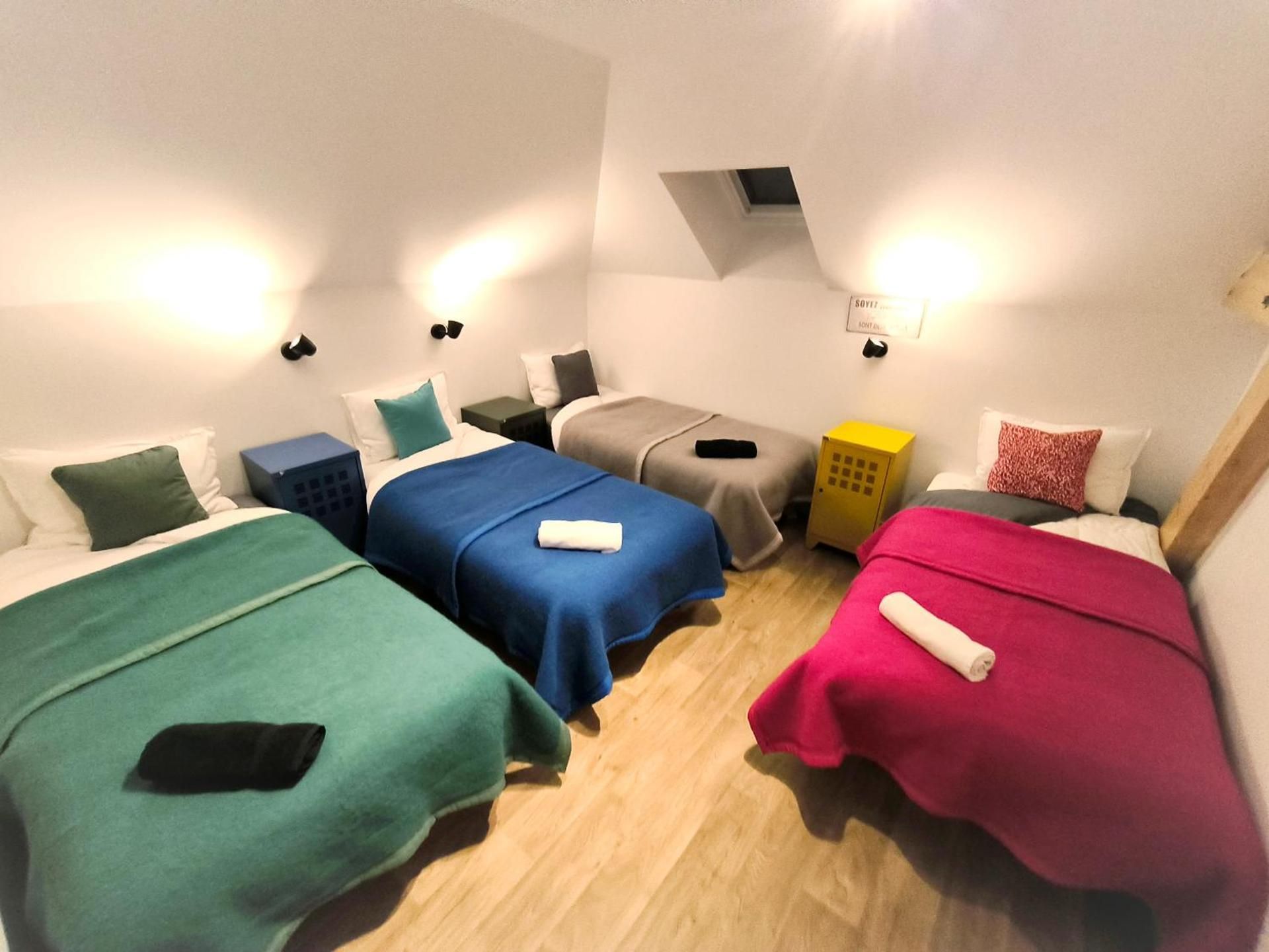 Bed in 4-Bed Male Dormitory Room