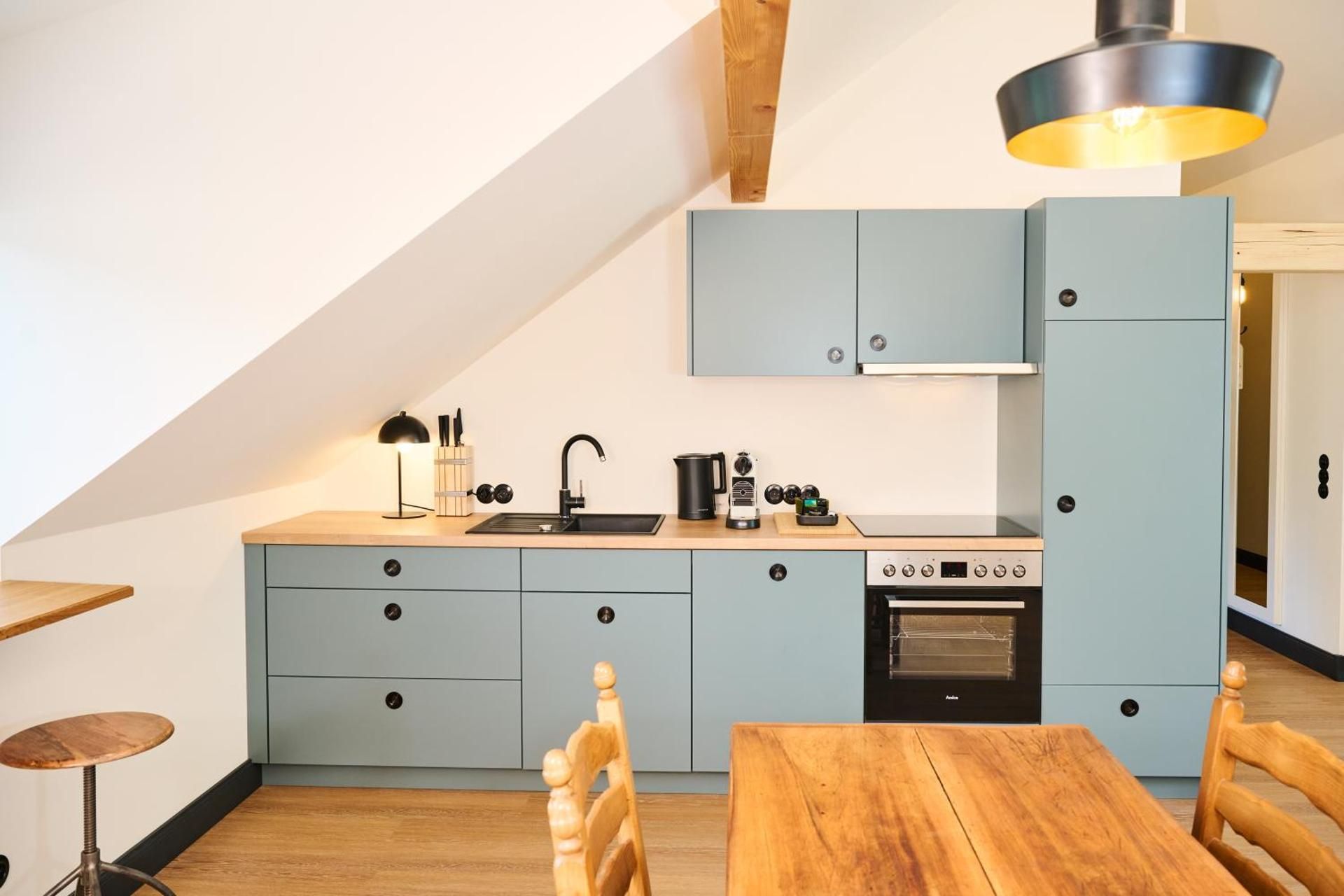 Winzerhof Ross & Rose Two-Bedroom Apartment with River View 3